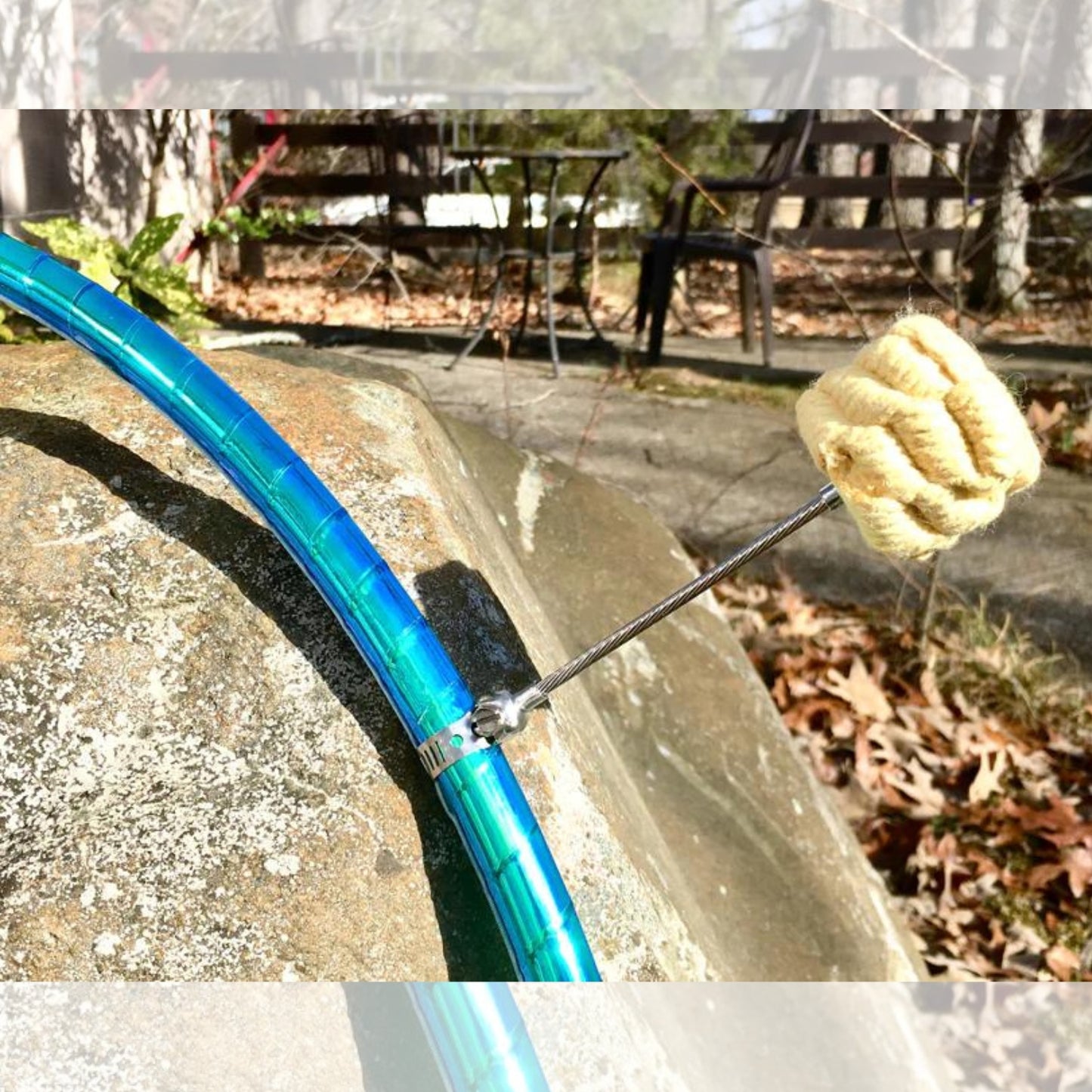 Crown Knot Quick Wick® | Clamp On Fire Hoop Wicks