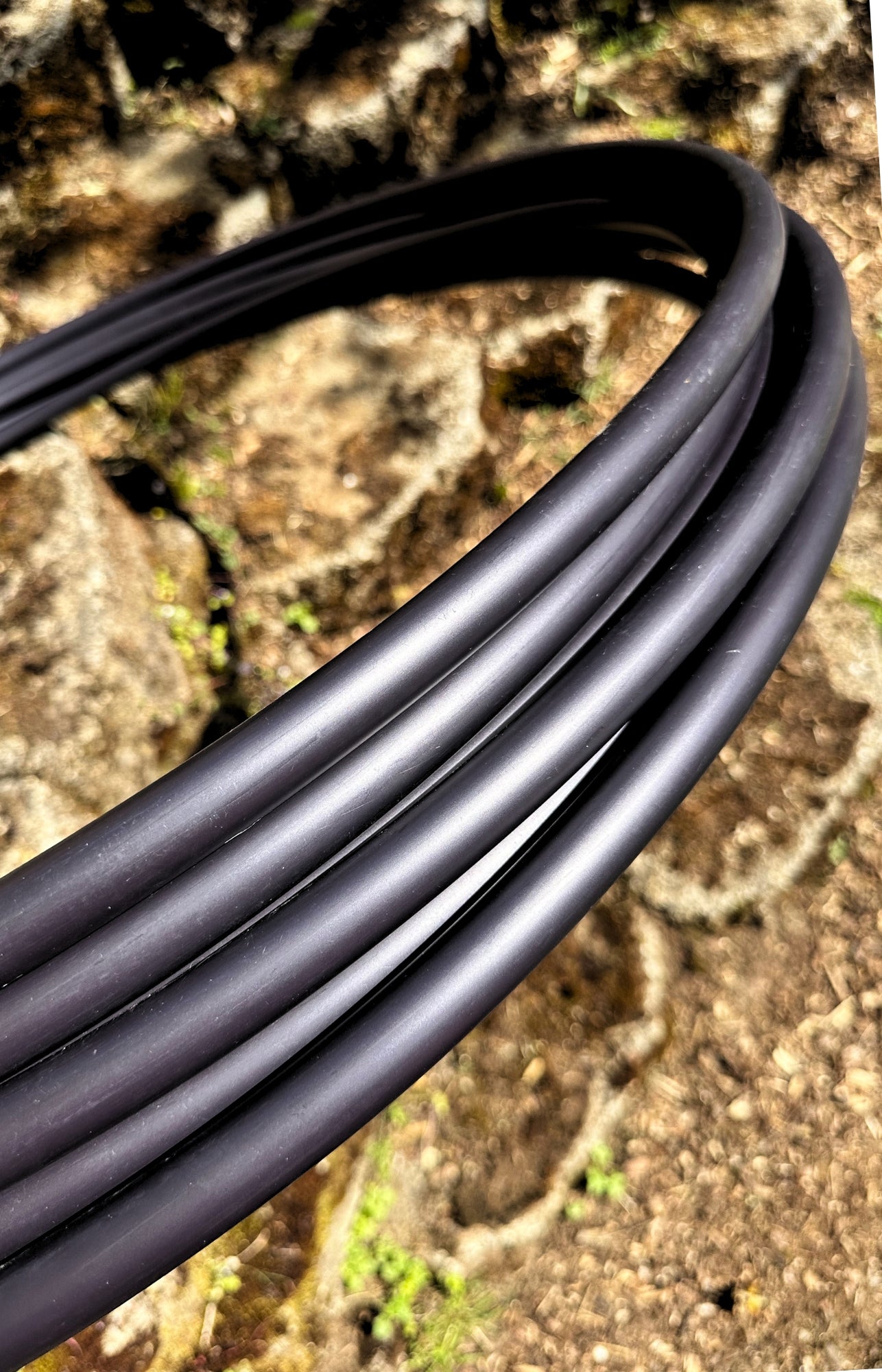 3/4 Black Widow Colored Polypro Hoops