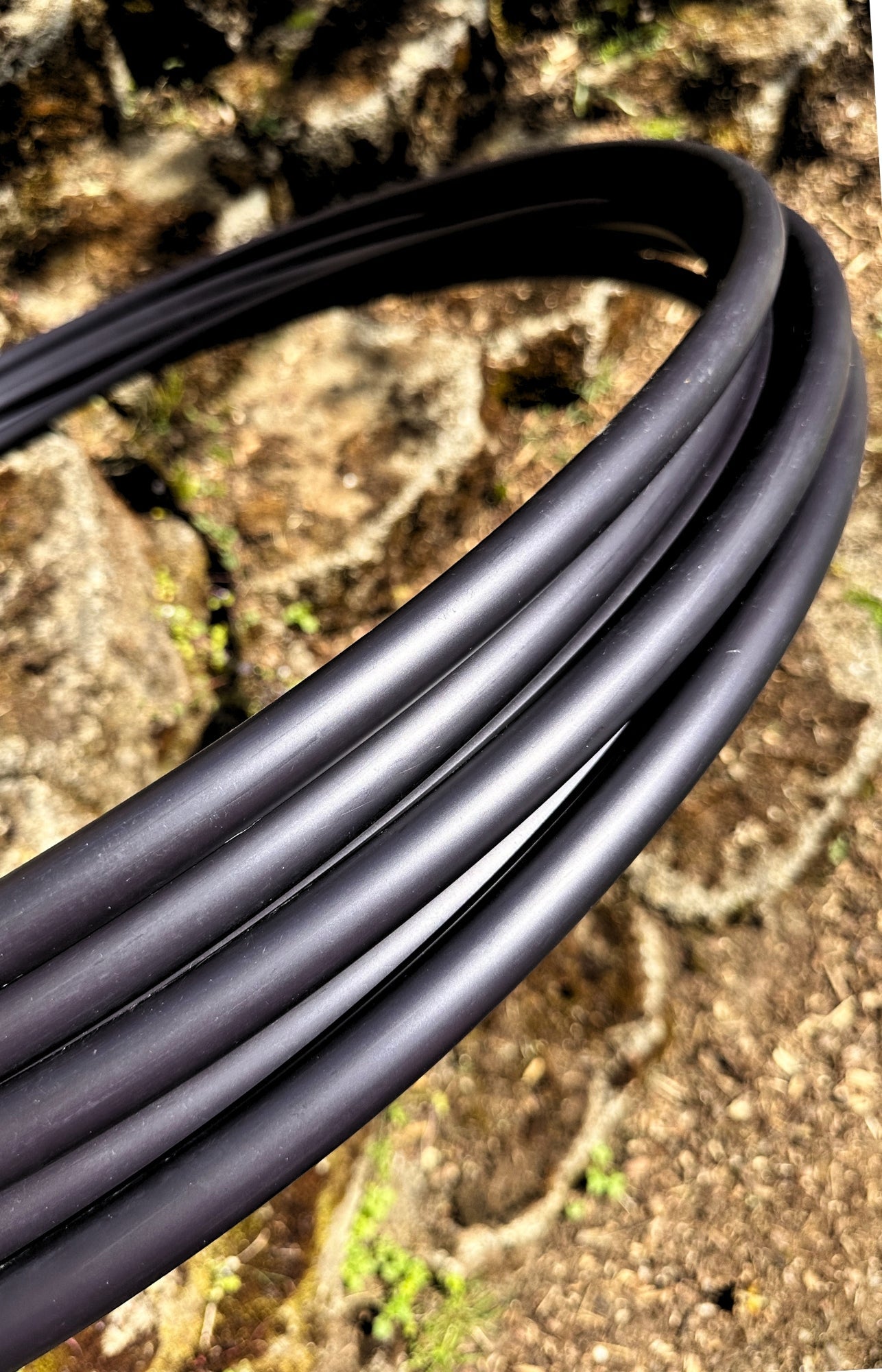 5/8" Black Widow Colored Polypro Hoops