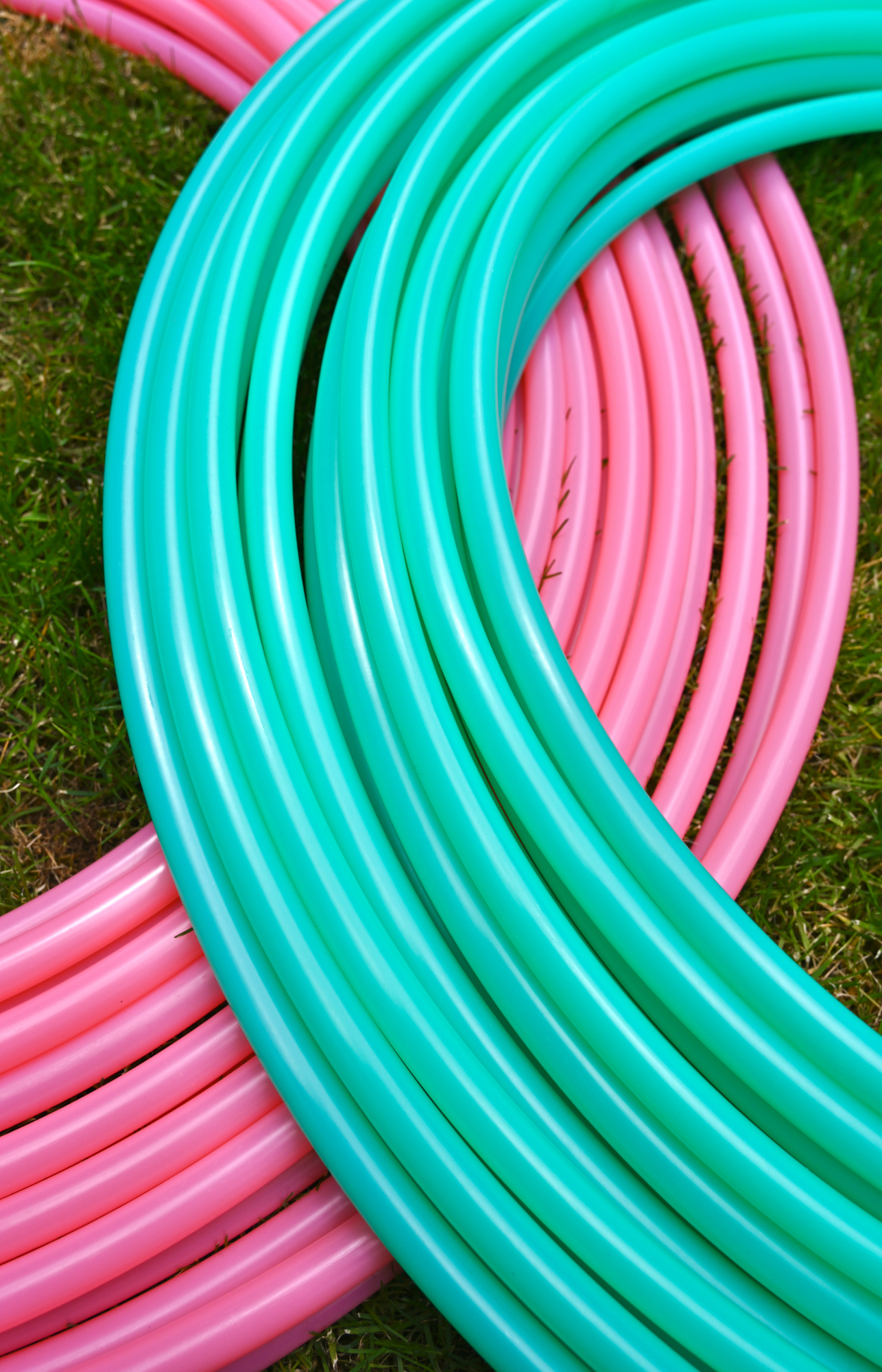 *sold out* 5/8 UV Green Calcite Polypro Hoops