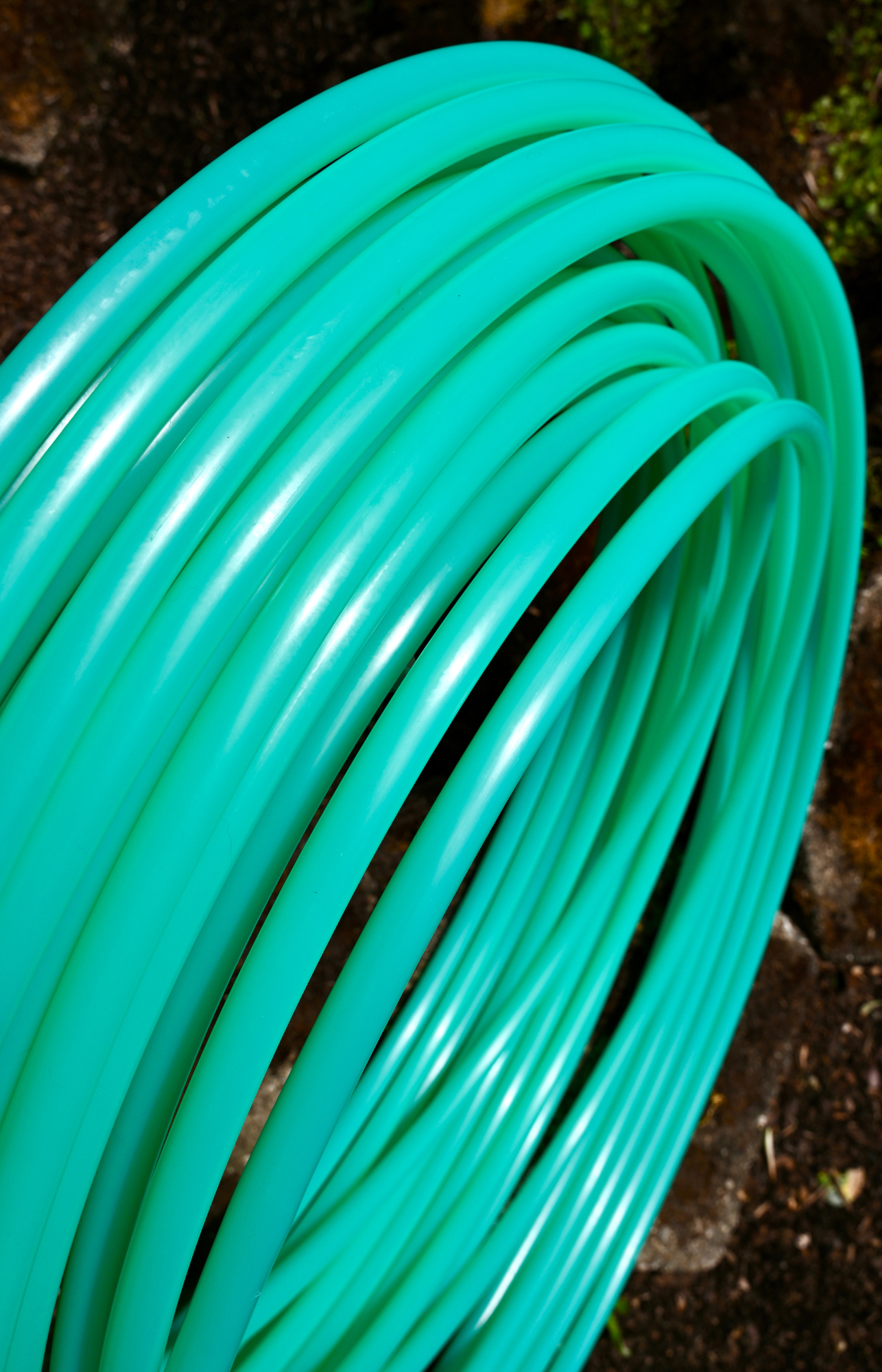 *sold out* 5/8 UV Green Calcite Polypro Hoops