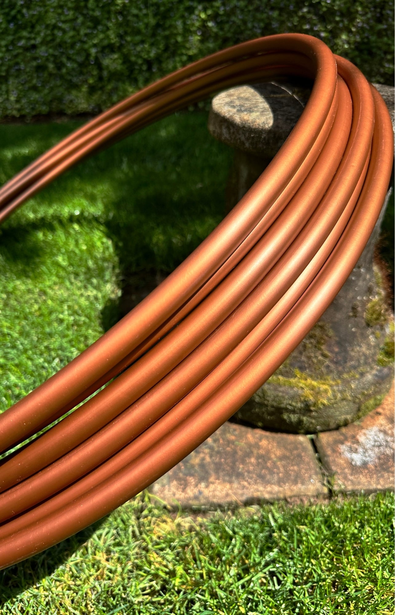 3/4 Copper Metallic Colored Polypro Hoops