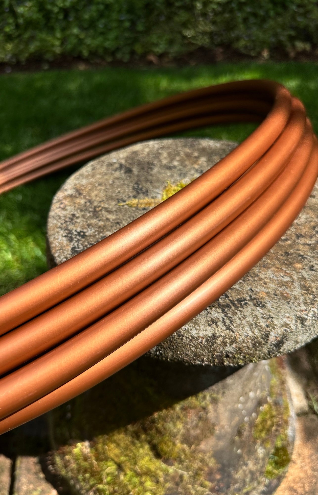 3/4 Copper Metallic Colored Polypro Hoops