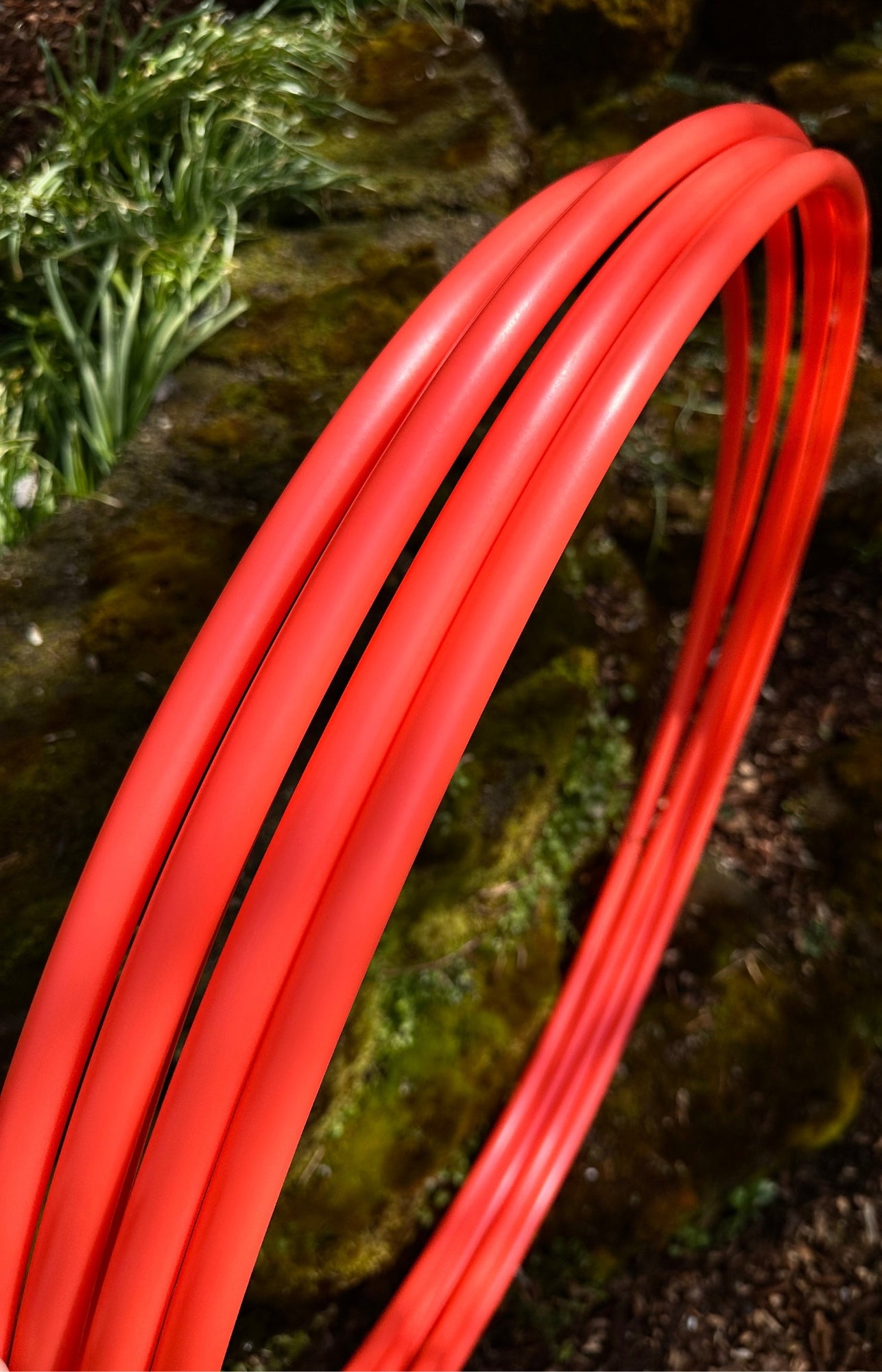 5/8 UV Coral Fire / Pele's Fire Colored Polypro Hoops