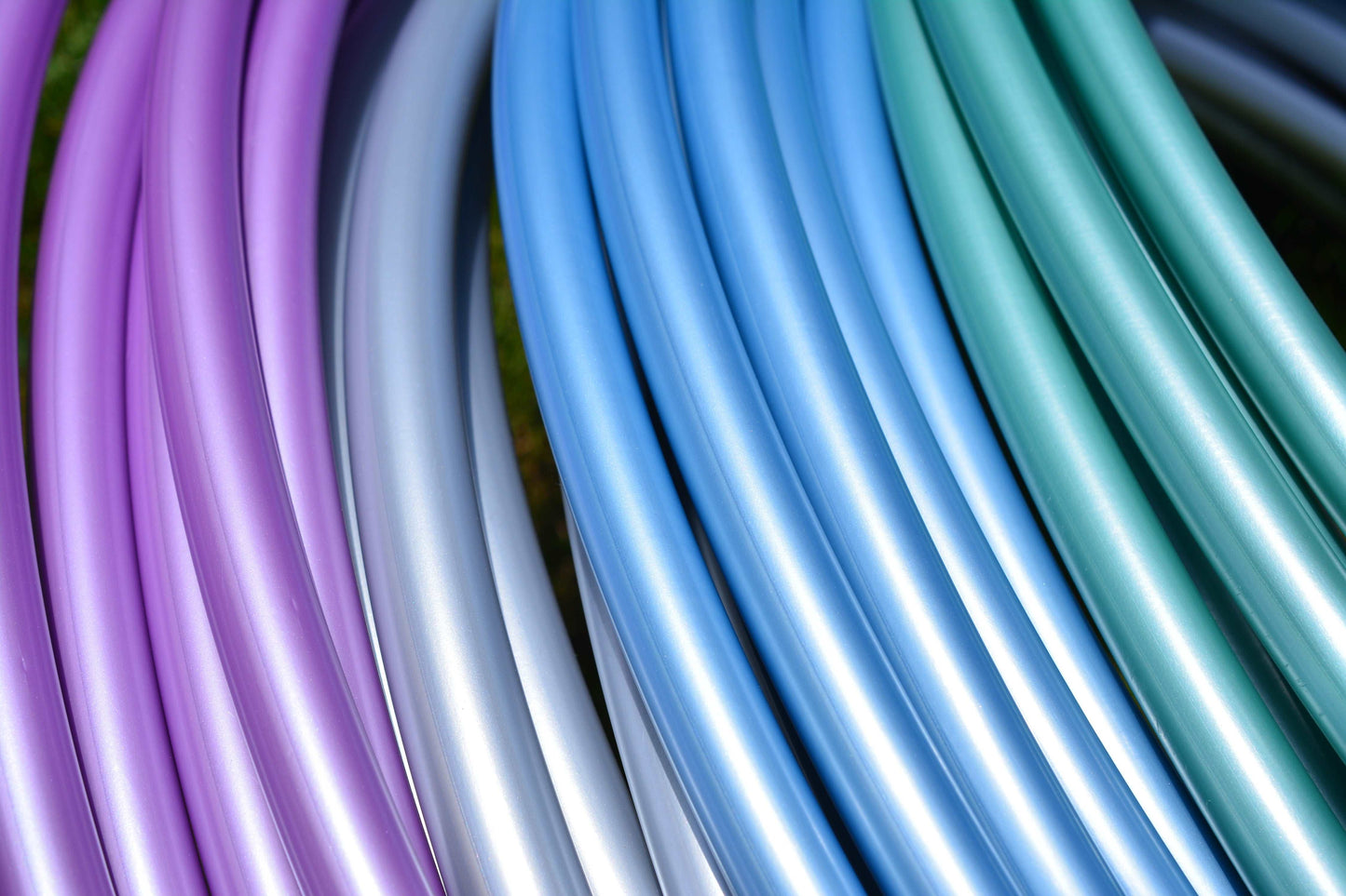 5/8 & 3/4 Sage Green Satin Colored Polypro Hoops