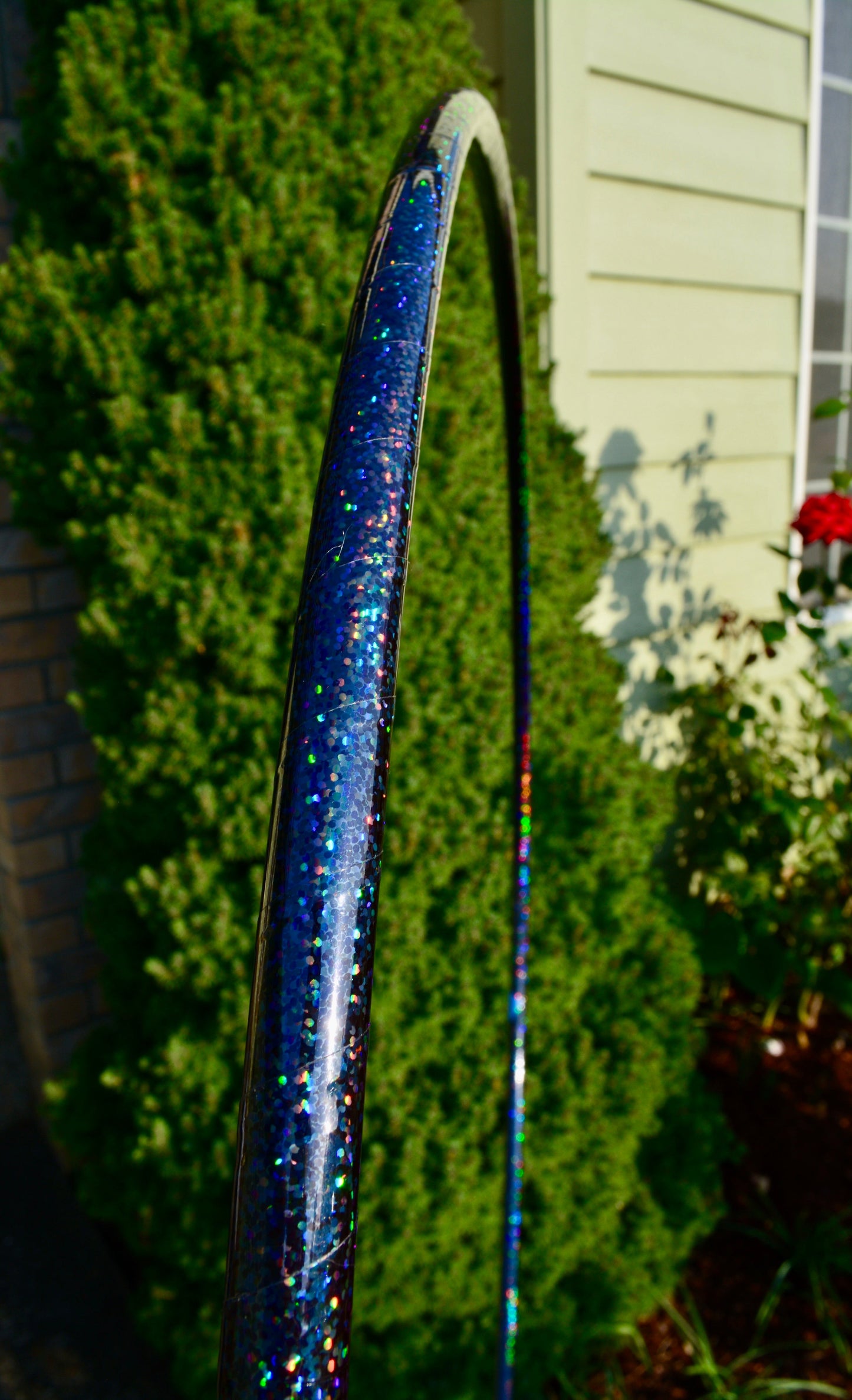Holographic Performance Taped Hoops