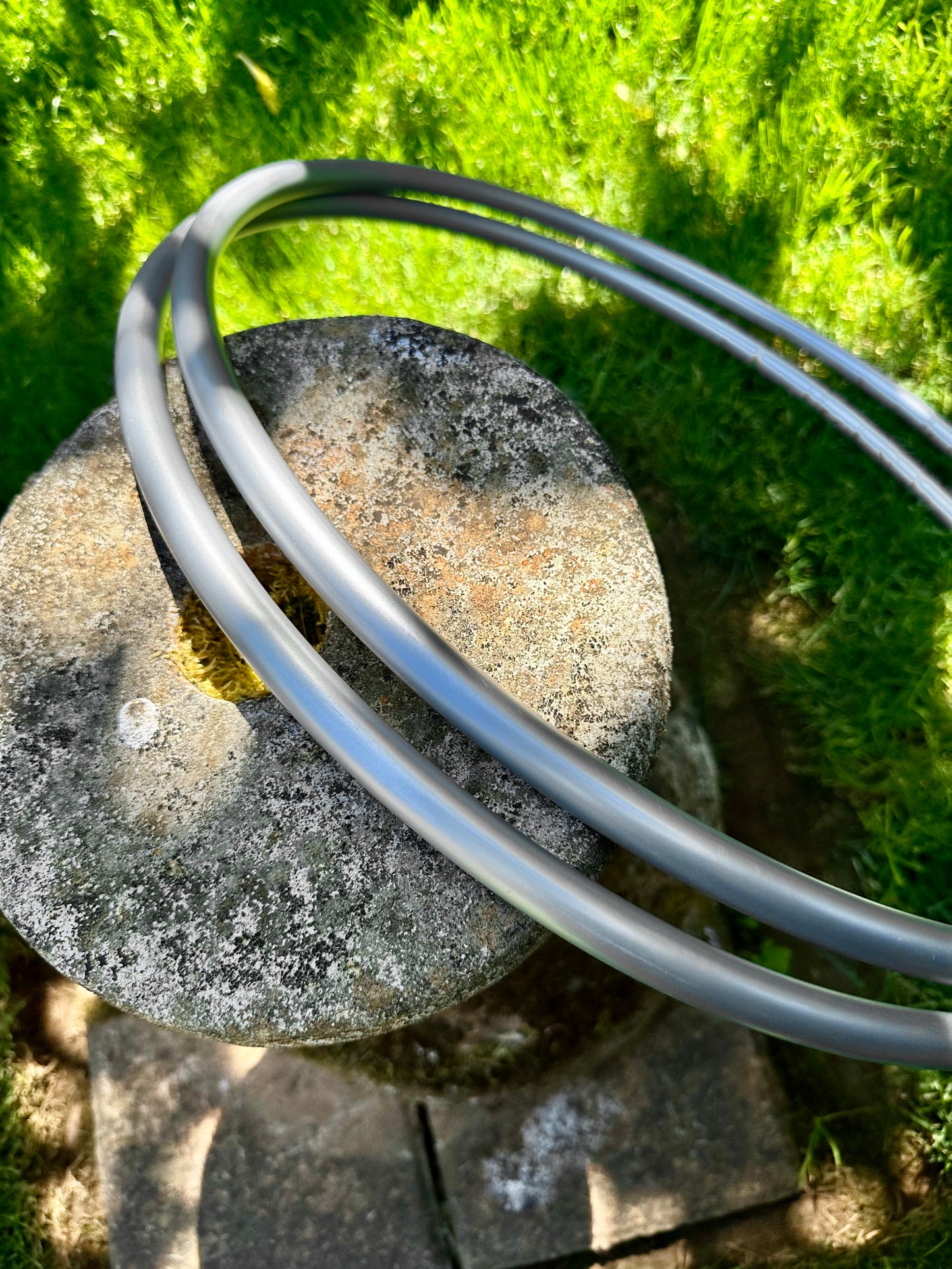 20" OD 5/8 Silver Metallic Mini Hoops - Ready to Ship