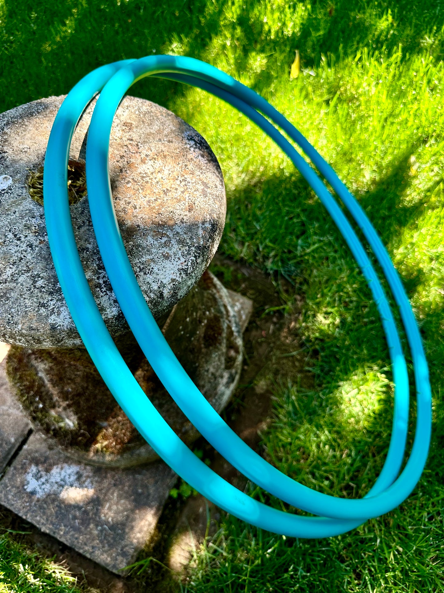 20" OD 5/8 Retro Teal Mini Hoops - Ready to Ship