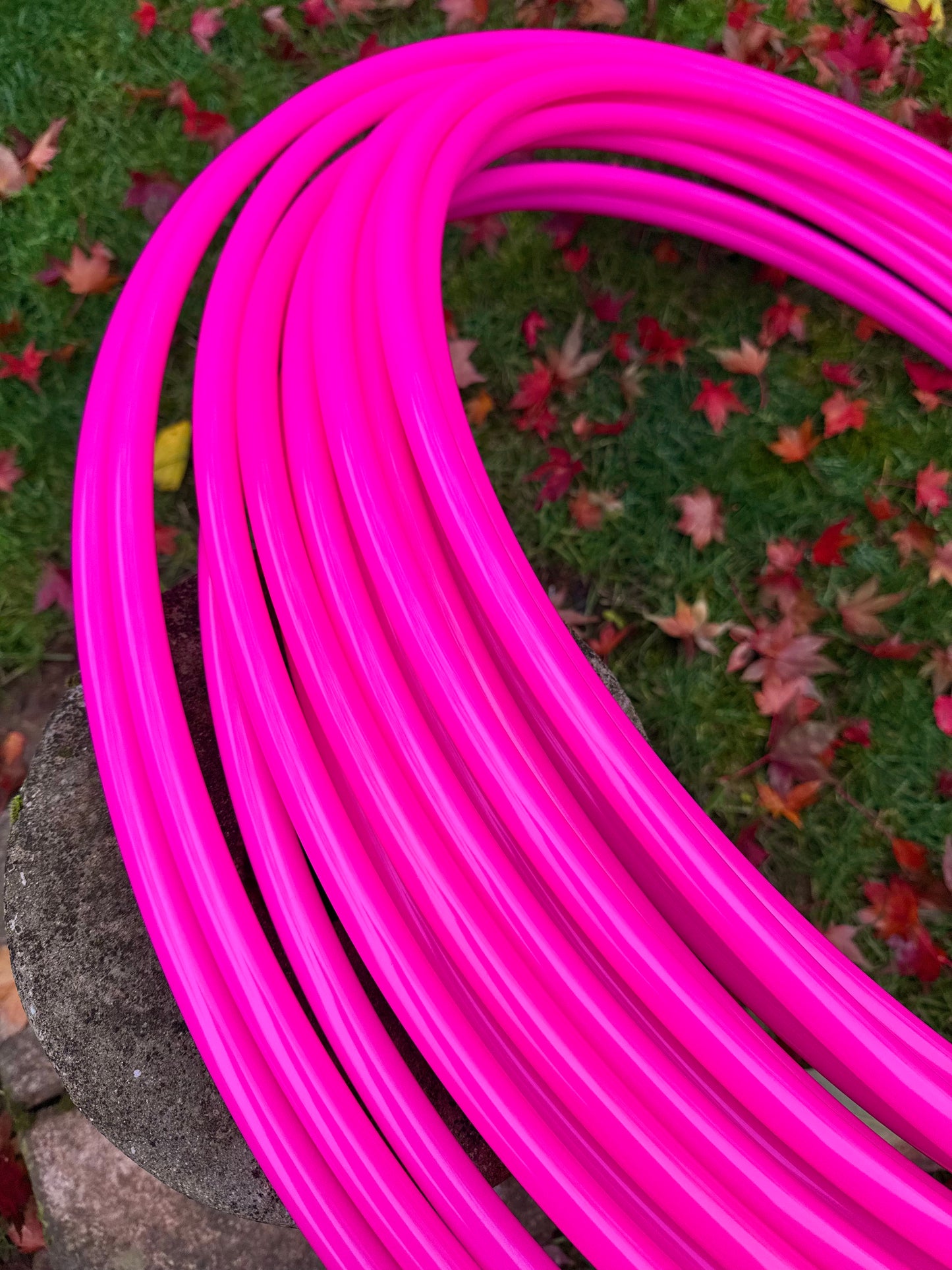 5/8 UV Nuclear Neon Pink Colored Polypro Hoops