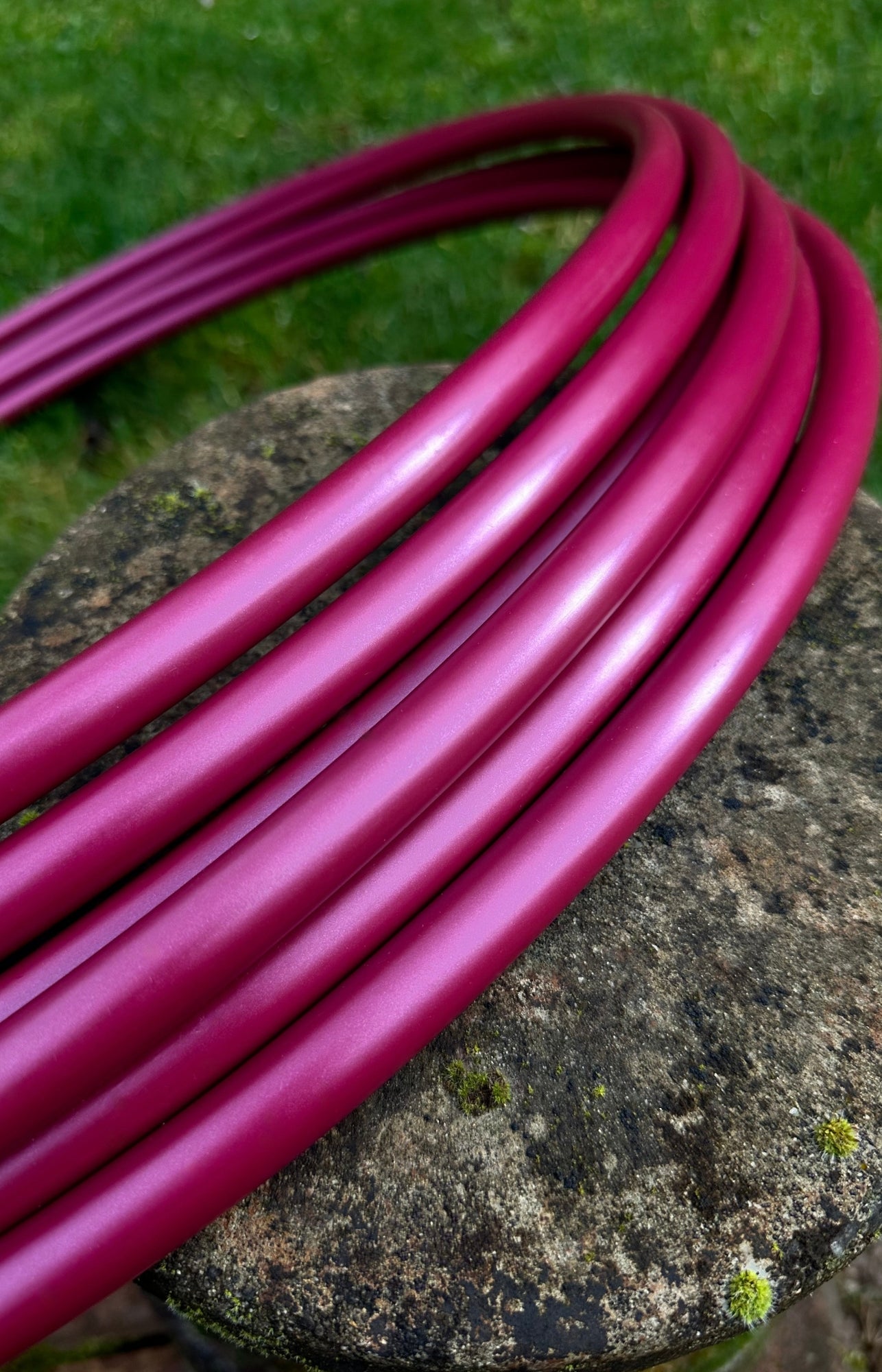 5/8 Black Cherry Colored Polypro Hoops