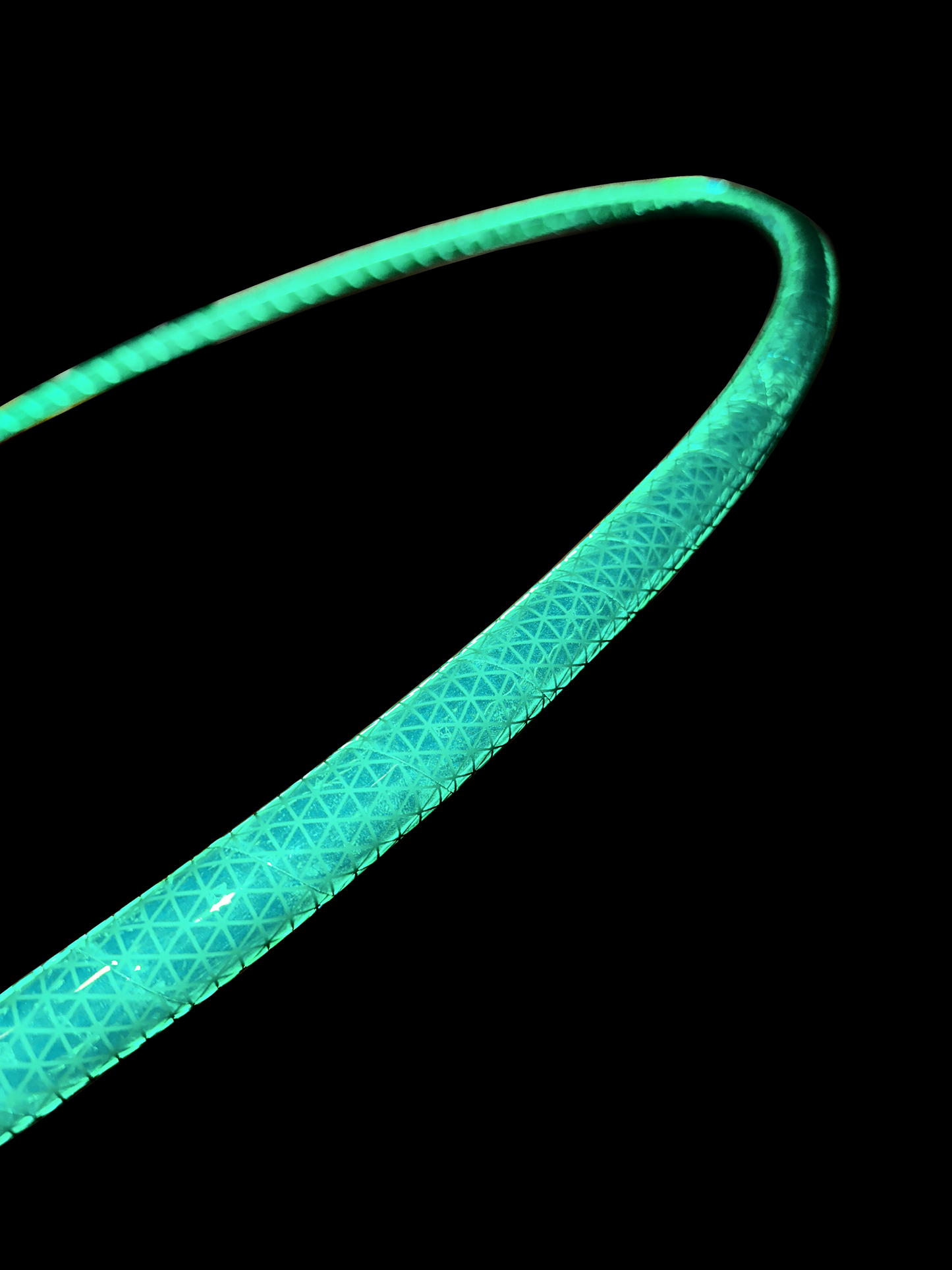 Green High Intensity Reflective Taped Hoops
