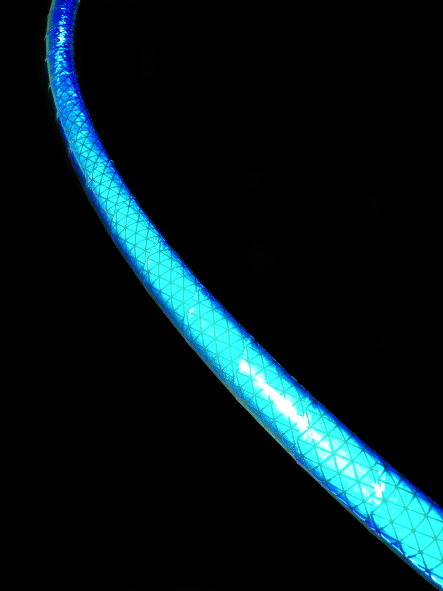 Green Indigo Sunrise Color-Shift Reflective Taped Hoops