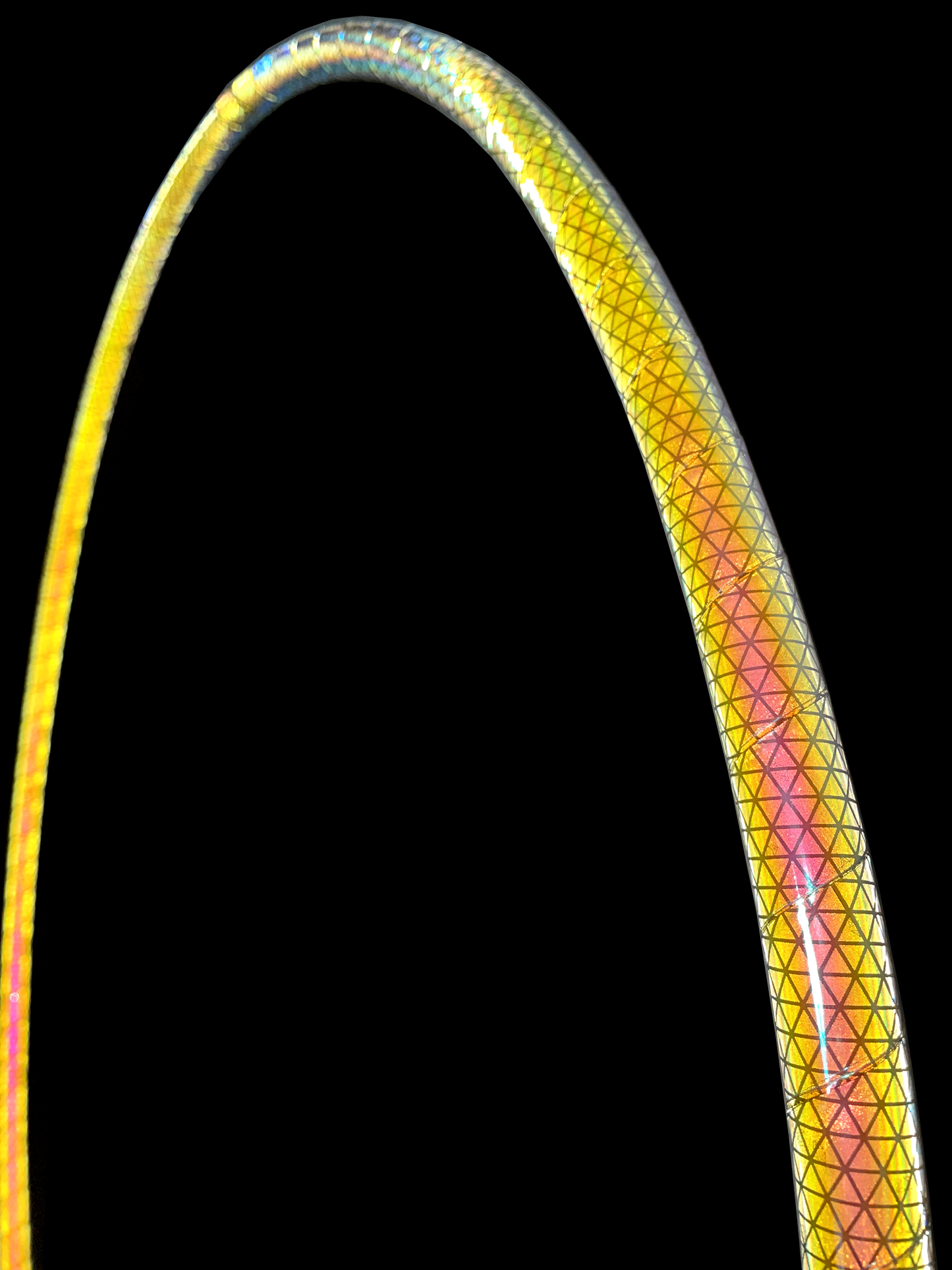 Pink Lemonade Color-Shift Reflective Taped Hoops