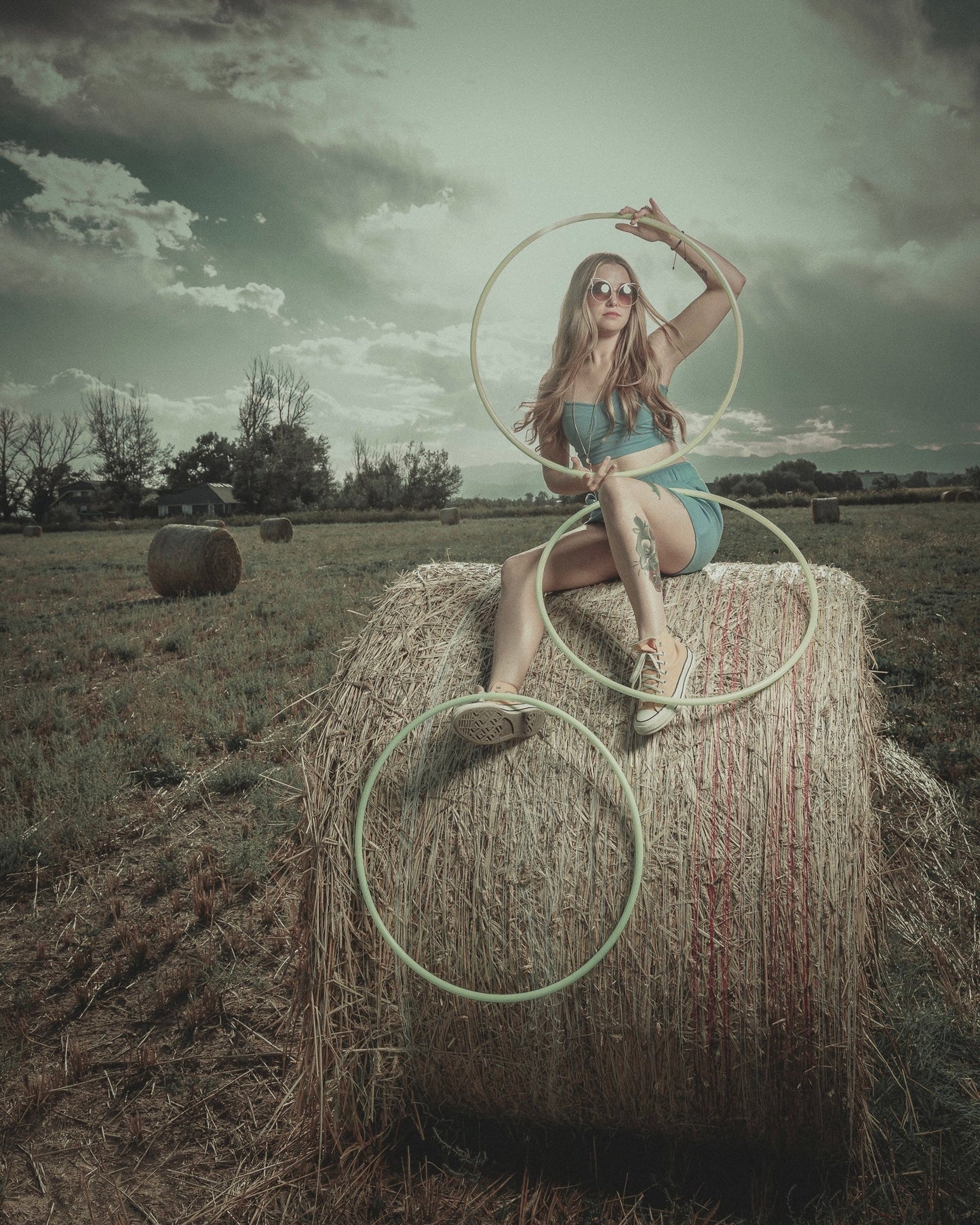 @KenzingtonHoopington Sectional Juggling Hoops | Made with Lightweight, Seamless EZ Clips & Ghost Rivets