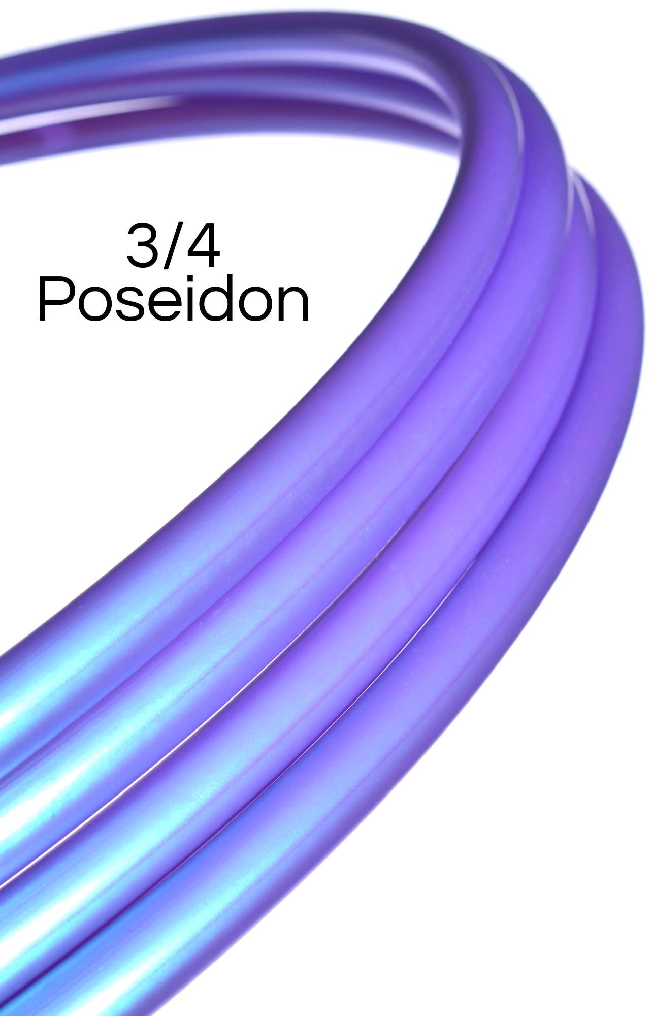 3/4 Poseidon Color-Shift Colored Polypro Hoops