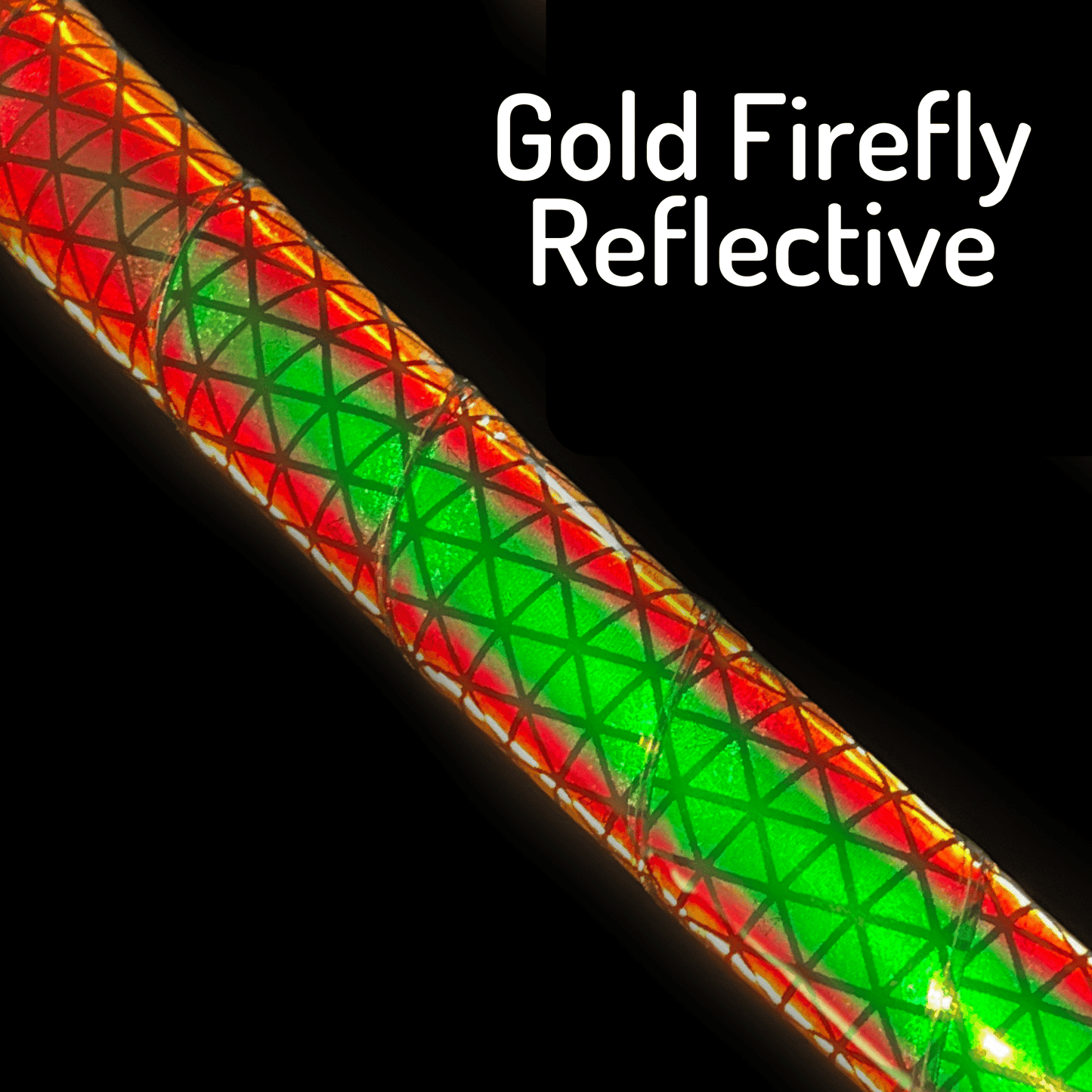 UV Gold Firefly Reflective Taped Hoops