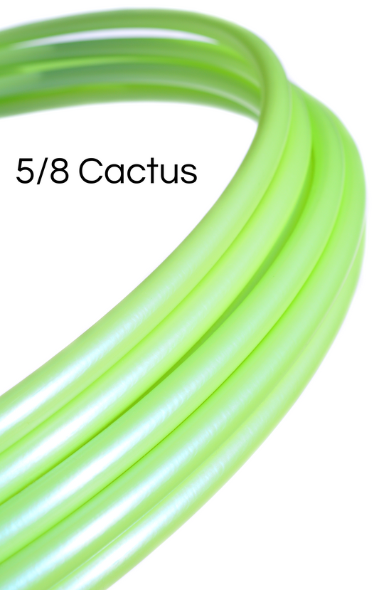 5/8 Green Cactus Color-Shift Colored Polypro Hoops