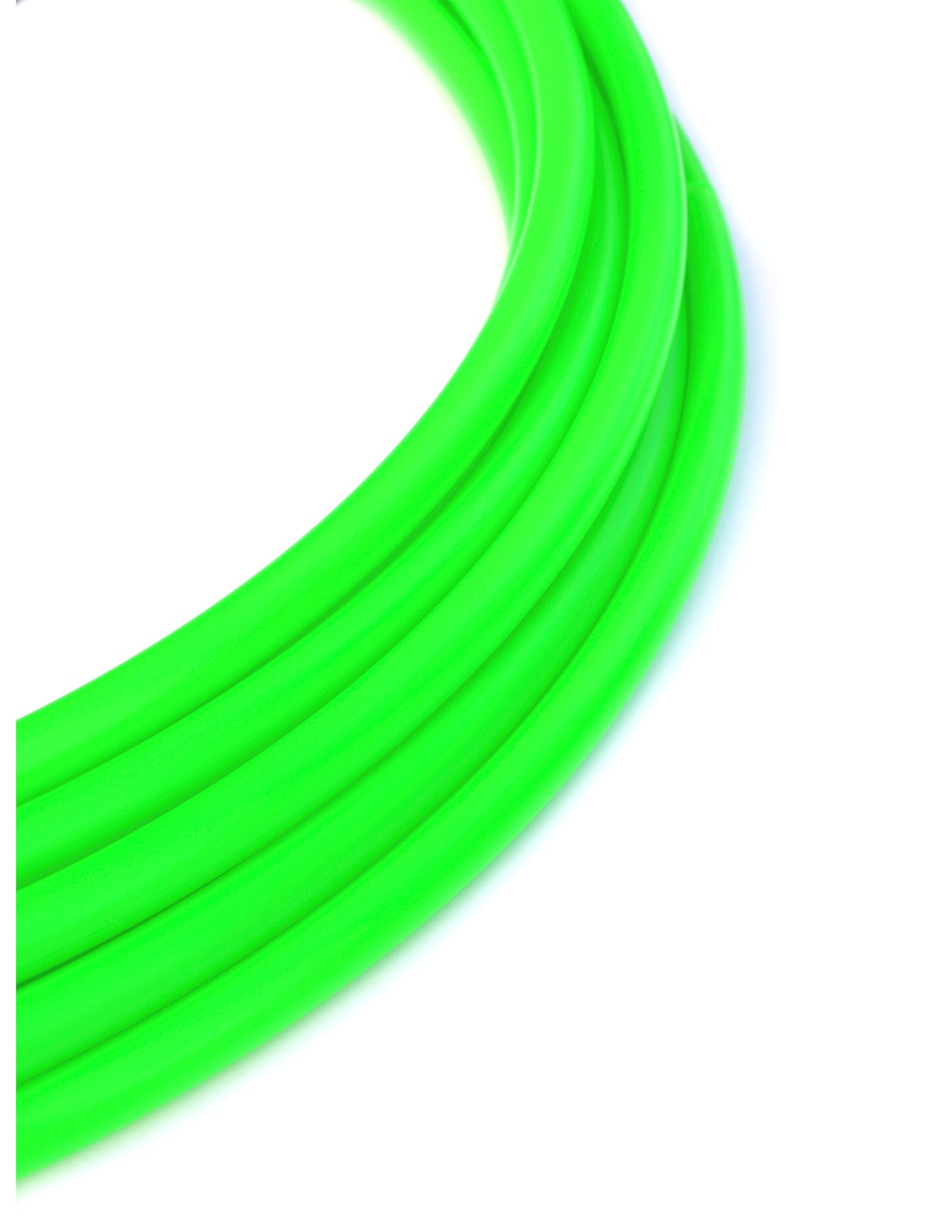 11/16 UV Green Colored Polypro Hoops