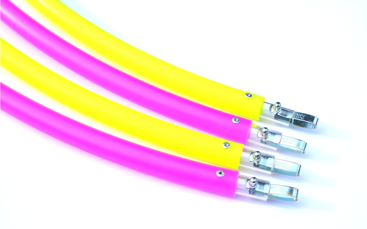 11/16" UV Yellow Colored Polypro Hoops