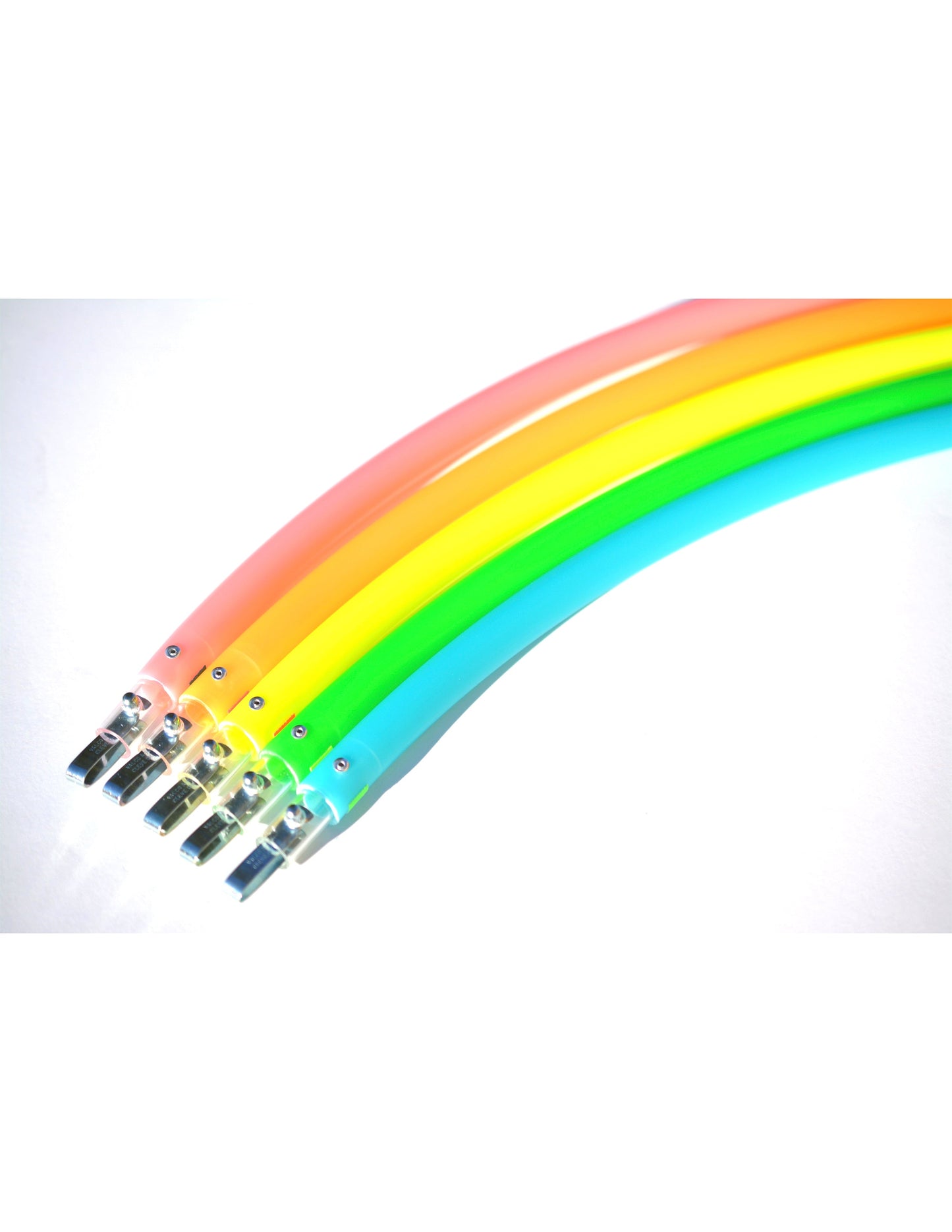 5/8" UV Yellow Neon Colored Polypro Hoops