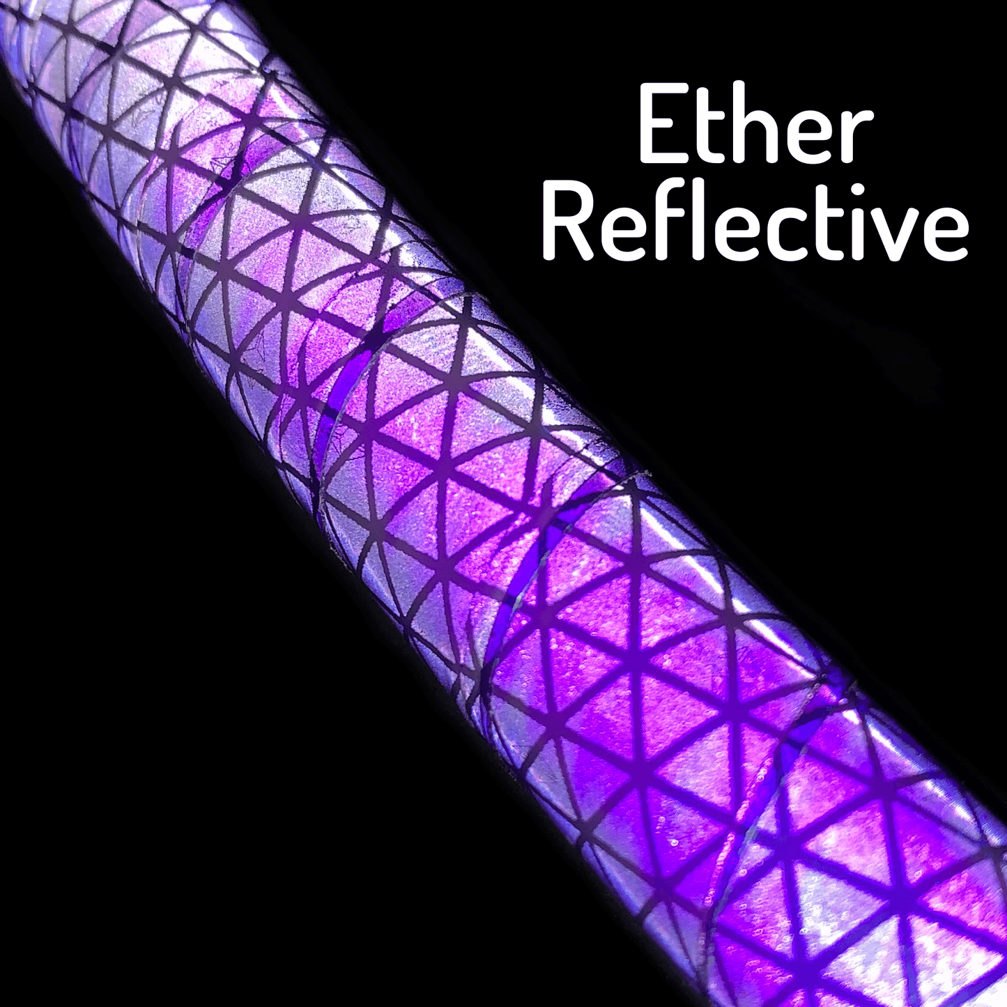 Ether Opalescent Color-Shift Reflective Taped Hoops