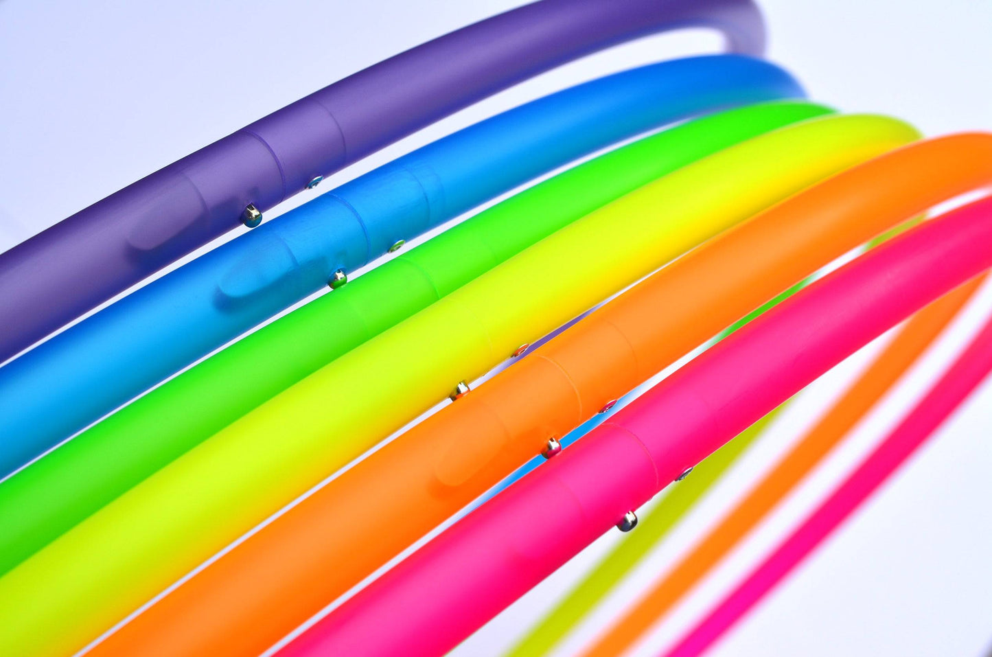 3/4 UV Purple Colored Polypro Hoops
