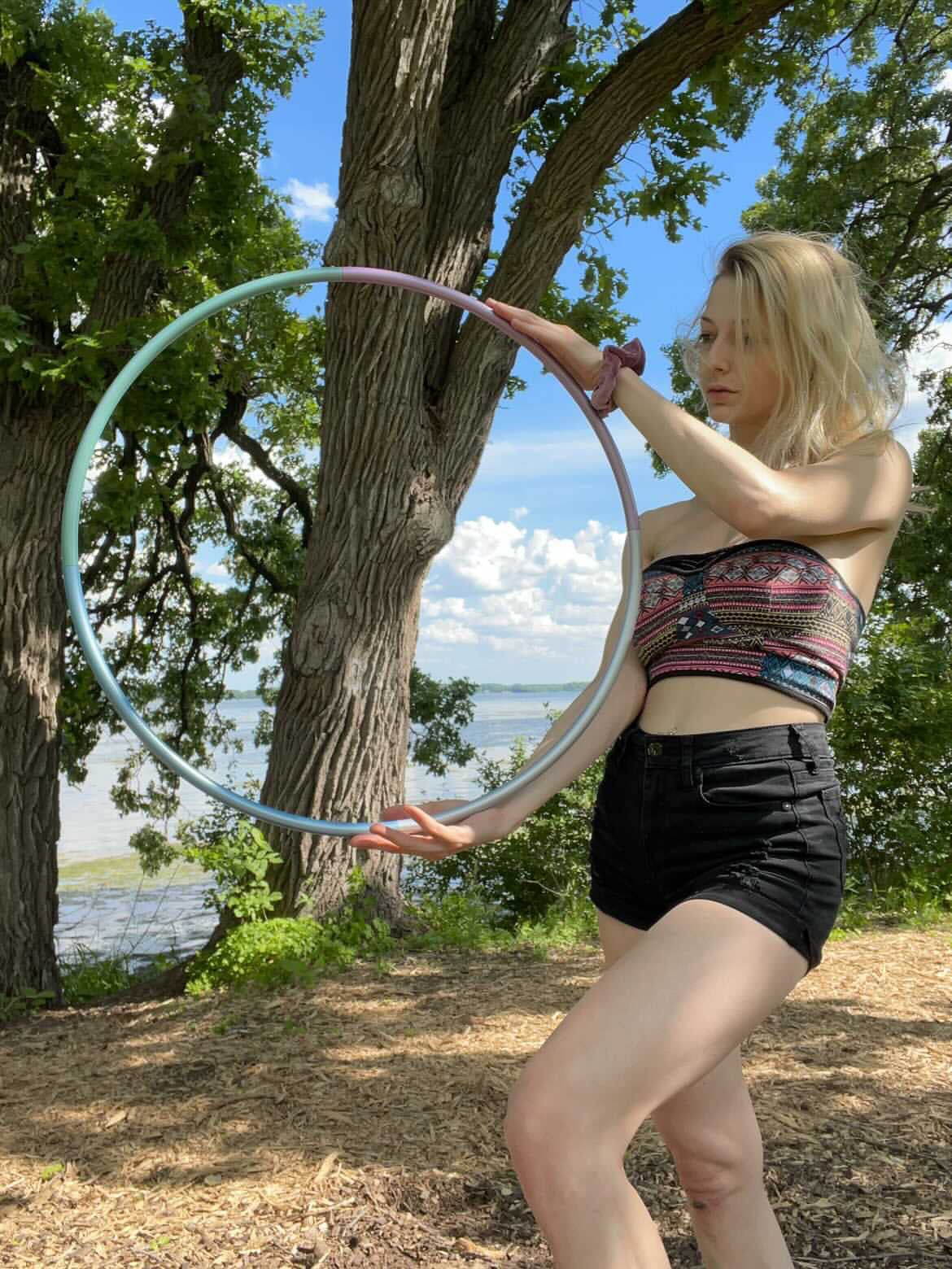 ELECTRIC SHIVERS 4 Piece Sectional Travel Hoop