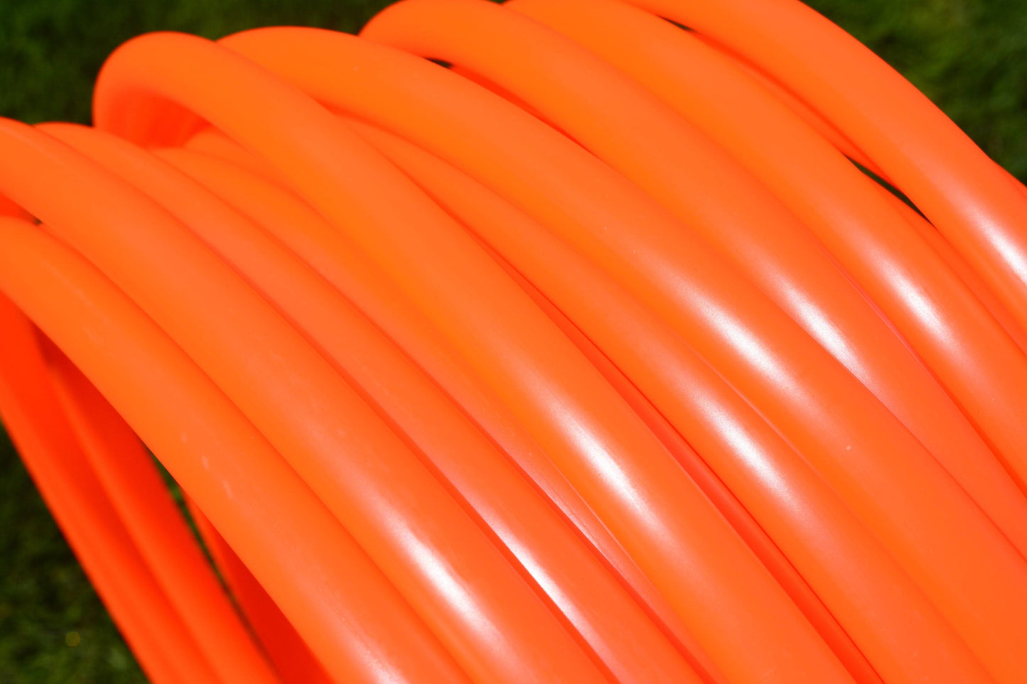 3/4 UV Orange Fluorite Colored Polypro Hoops