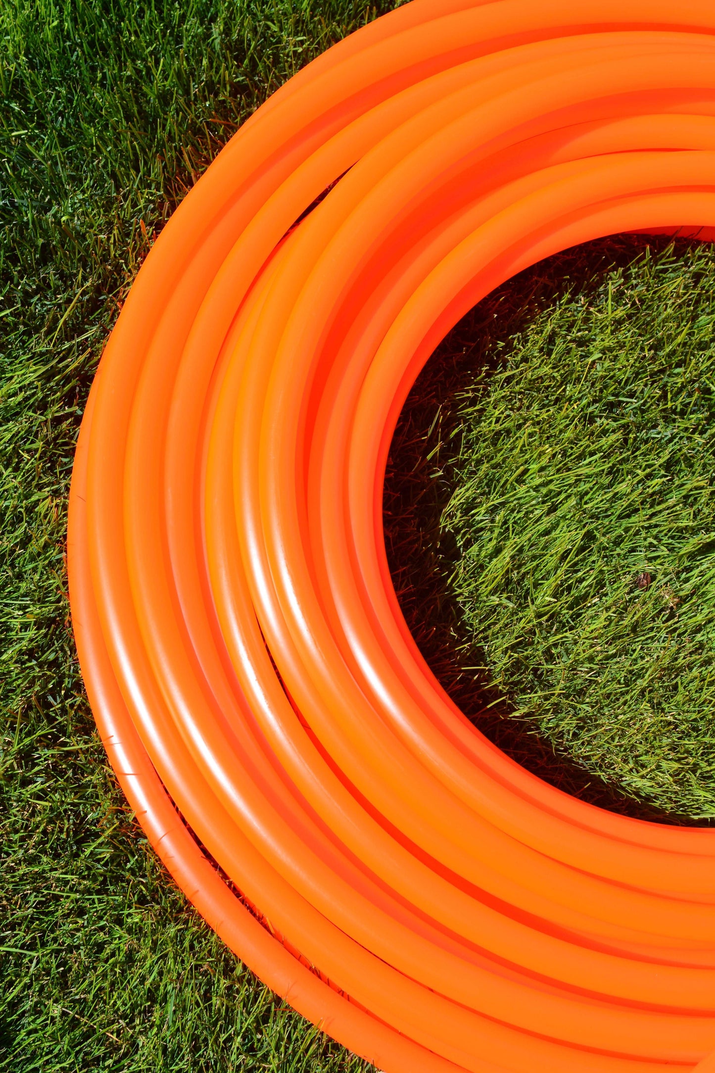 3/4 UV Orange Fluorite Colored Polypro Hoops