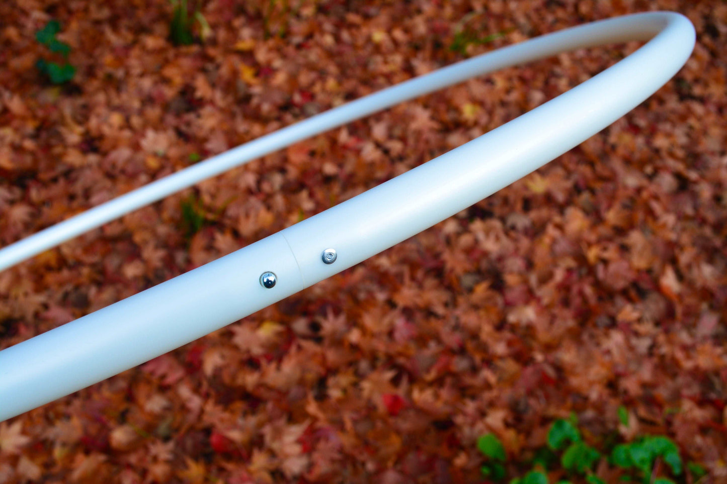 3/4 White Moonstone Colored Polypro Hoops