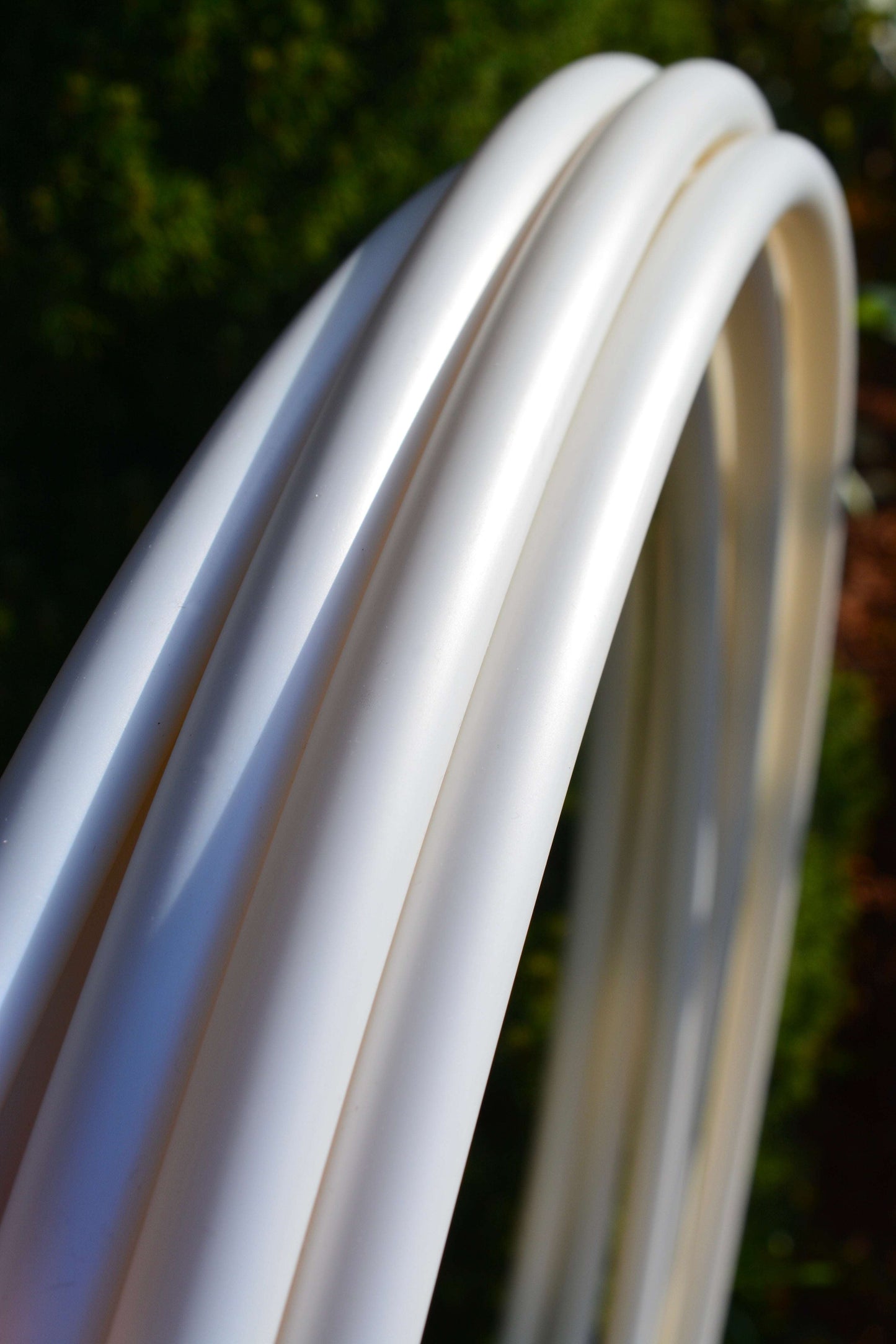 3/4 White Moonstone Colored Polypro Hoops