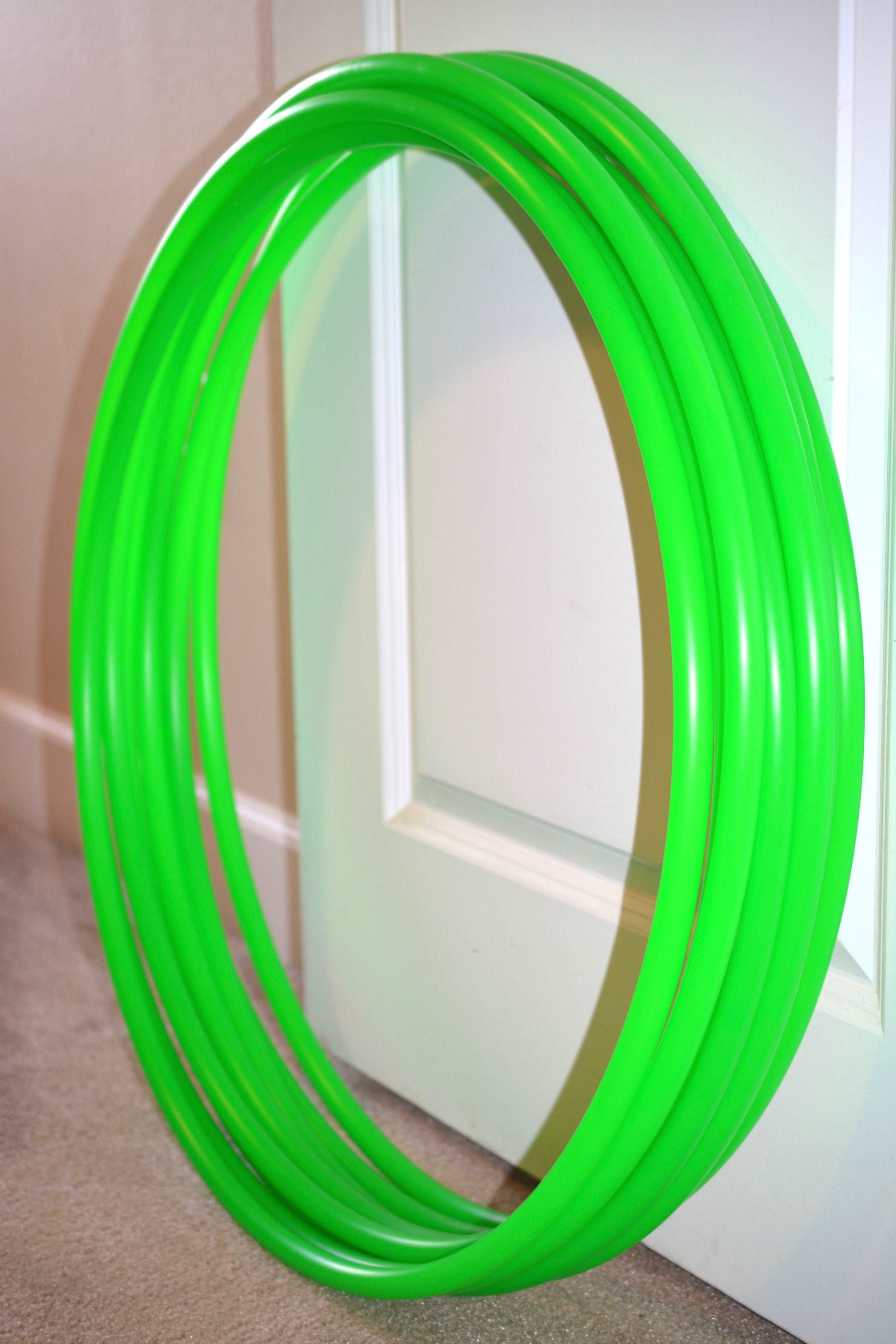 11/16 UV Green Colored Polypro Hoops