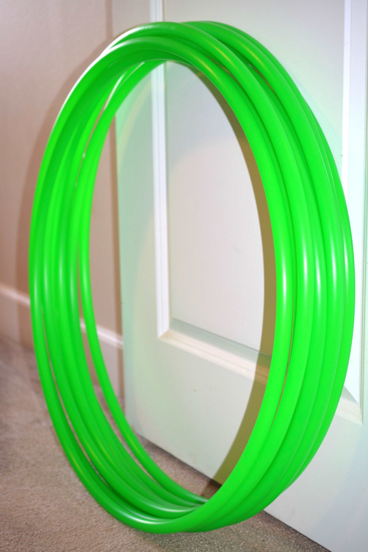 3/4 UV Green Colored Polypro Hoops