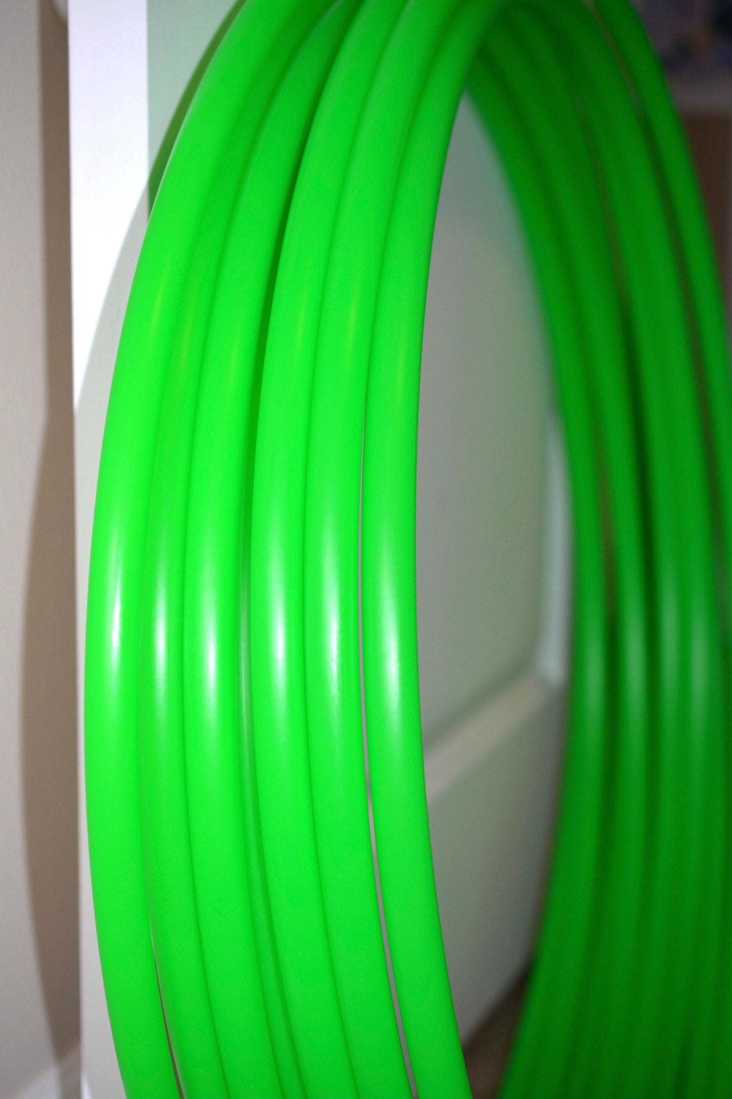 11/16 UV Green Colored Polypro Hoops