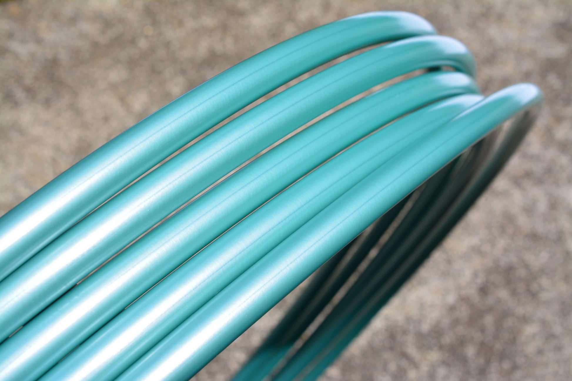 5/8 & 3/4 Sage Green Satin Colored Polypro Hoops