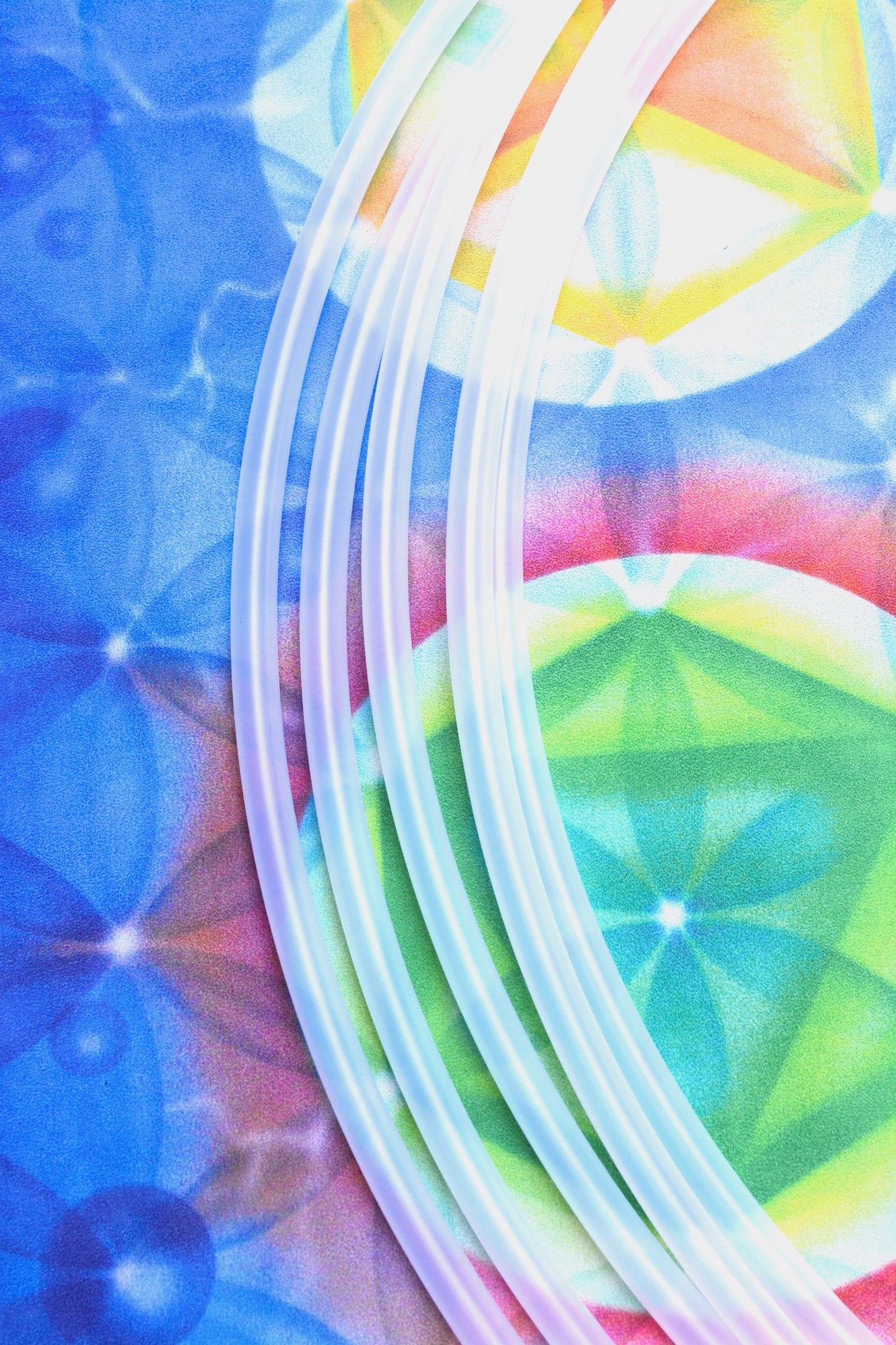 5/8 Natural Clear Bare Polypro Hoops