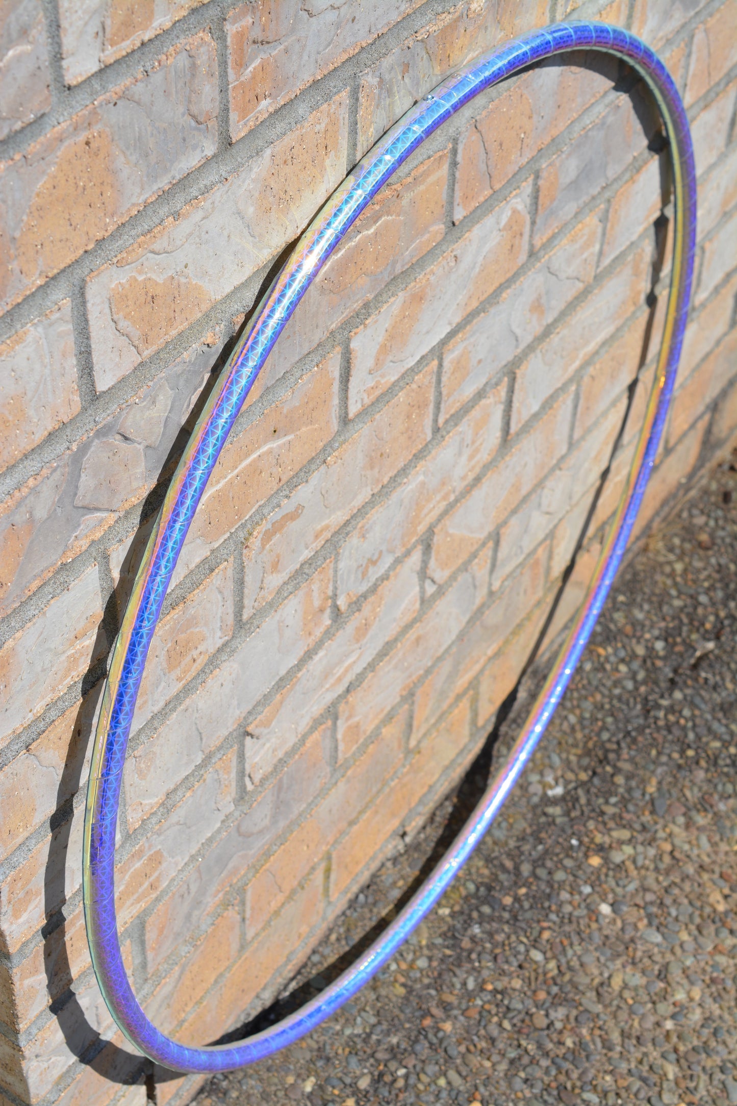 Indigo Sunrise Color-Shift Reflective Taped Hoops