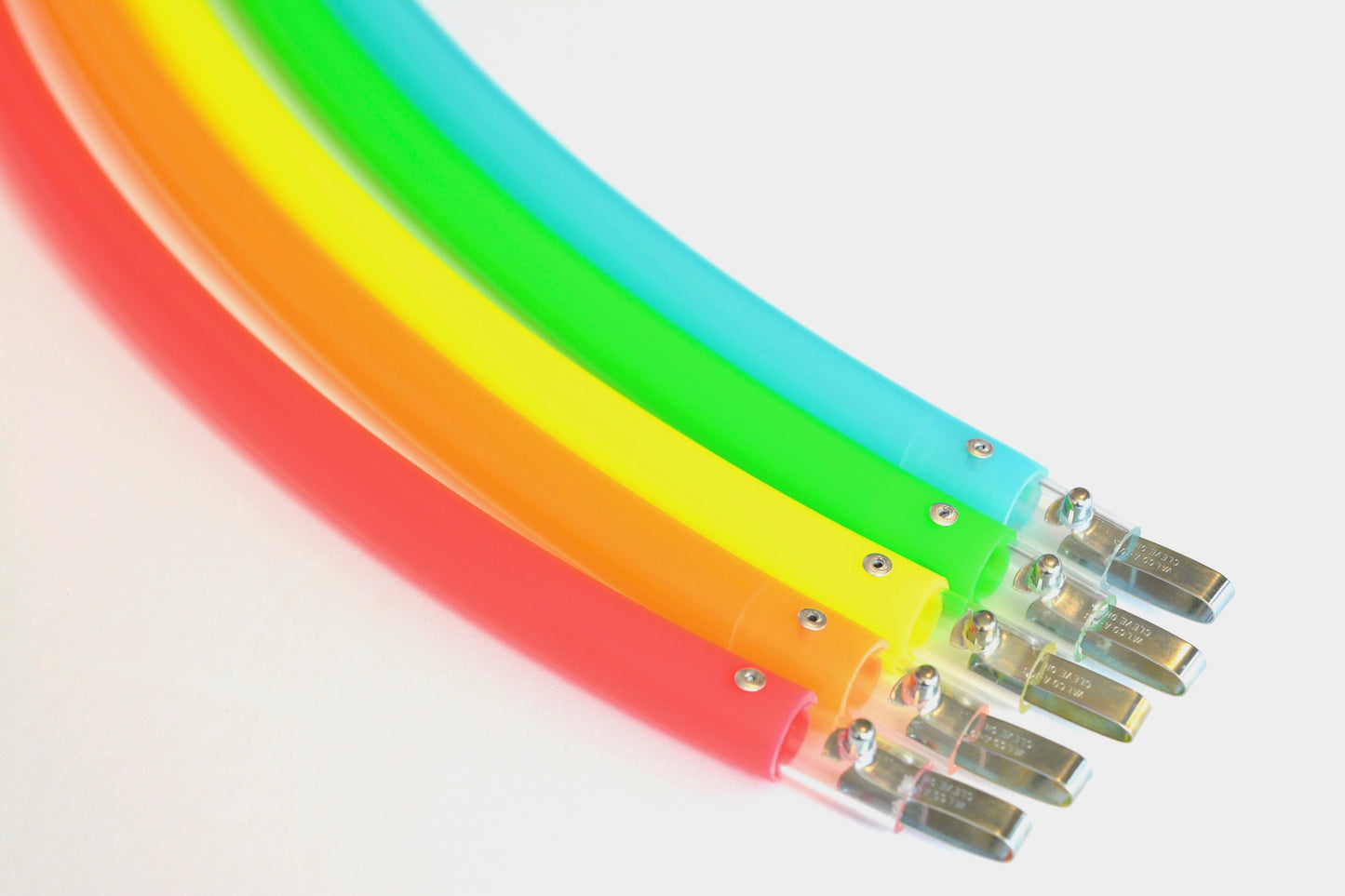 11/16 UV Green Colored Polypro Hoops