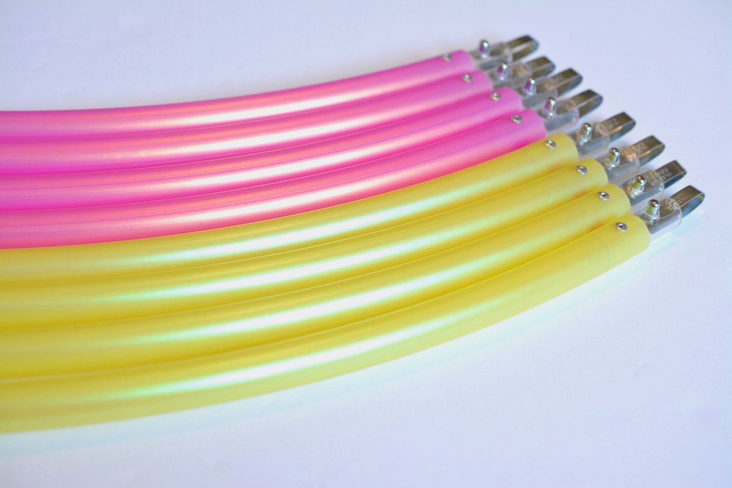 5/8 Lemon Lime Color-Shift Colored Polypro Hoops