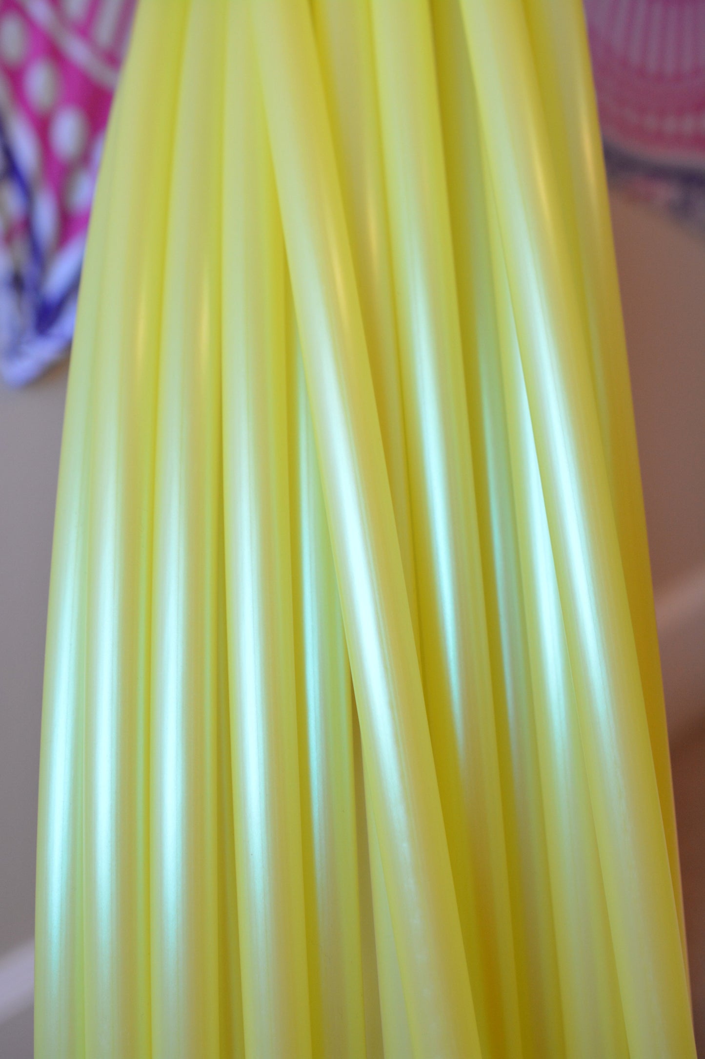 5/8 Lemon Lime Color-Shift Colored Polypro Hoops