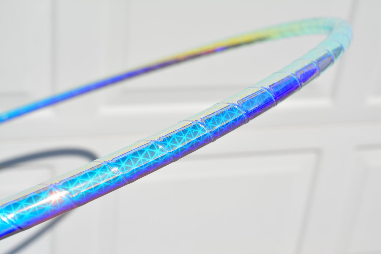 Indigo Sunrise Color-Shift Reflective Taped Hoops