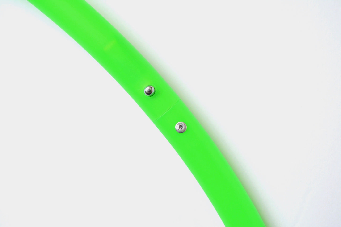 5/8 UV Green Colored Polypro Hoops