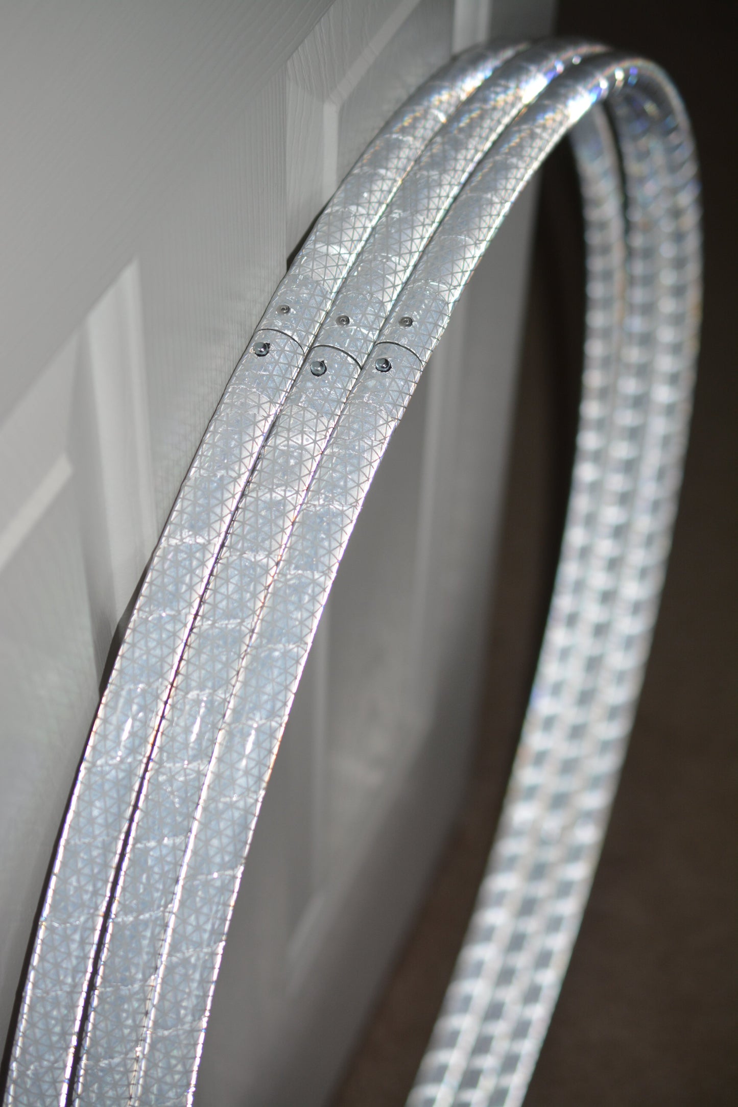 Silver High Intensity Reflective Taped Hoops