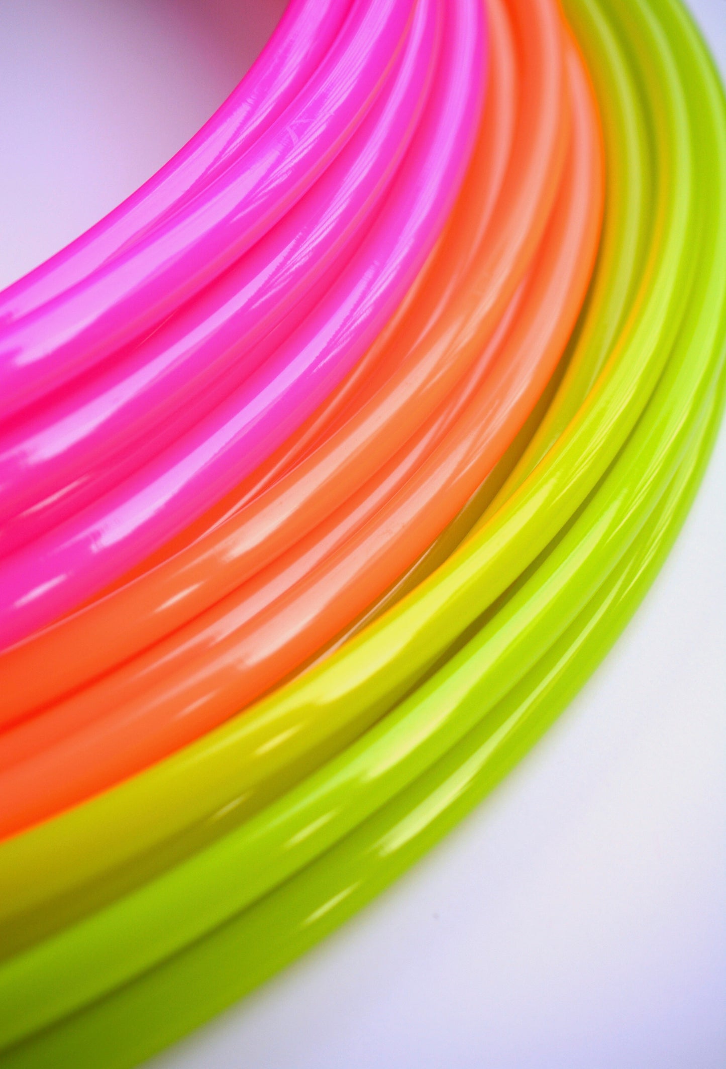 5/8 UV Nuclear Neon Pink Colored Polypro Hoops