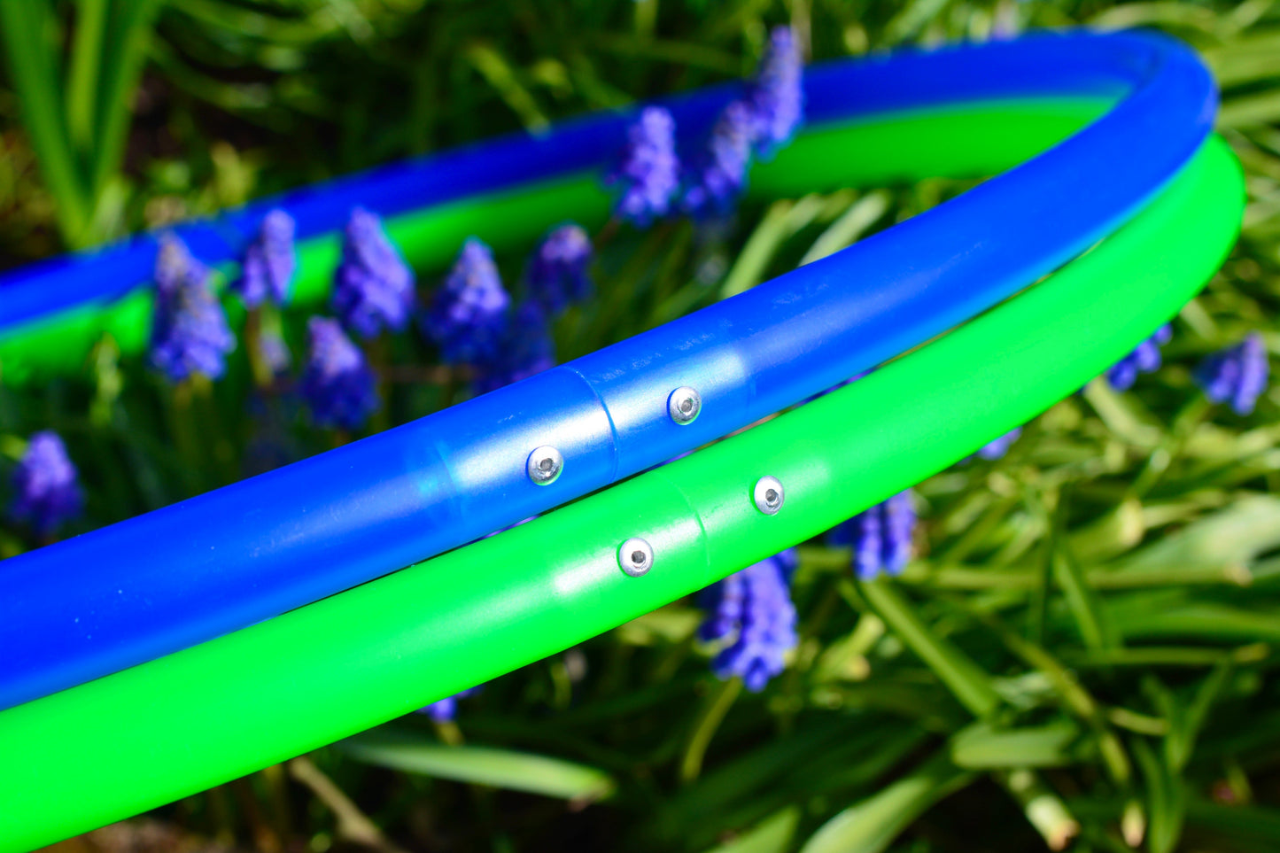 5/8 UV Blue Colored Polypro Hoops