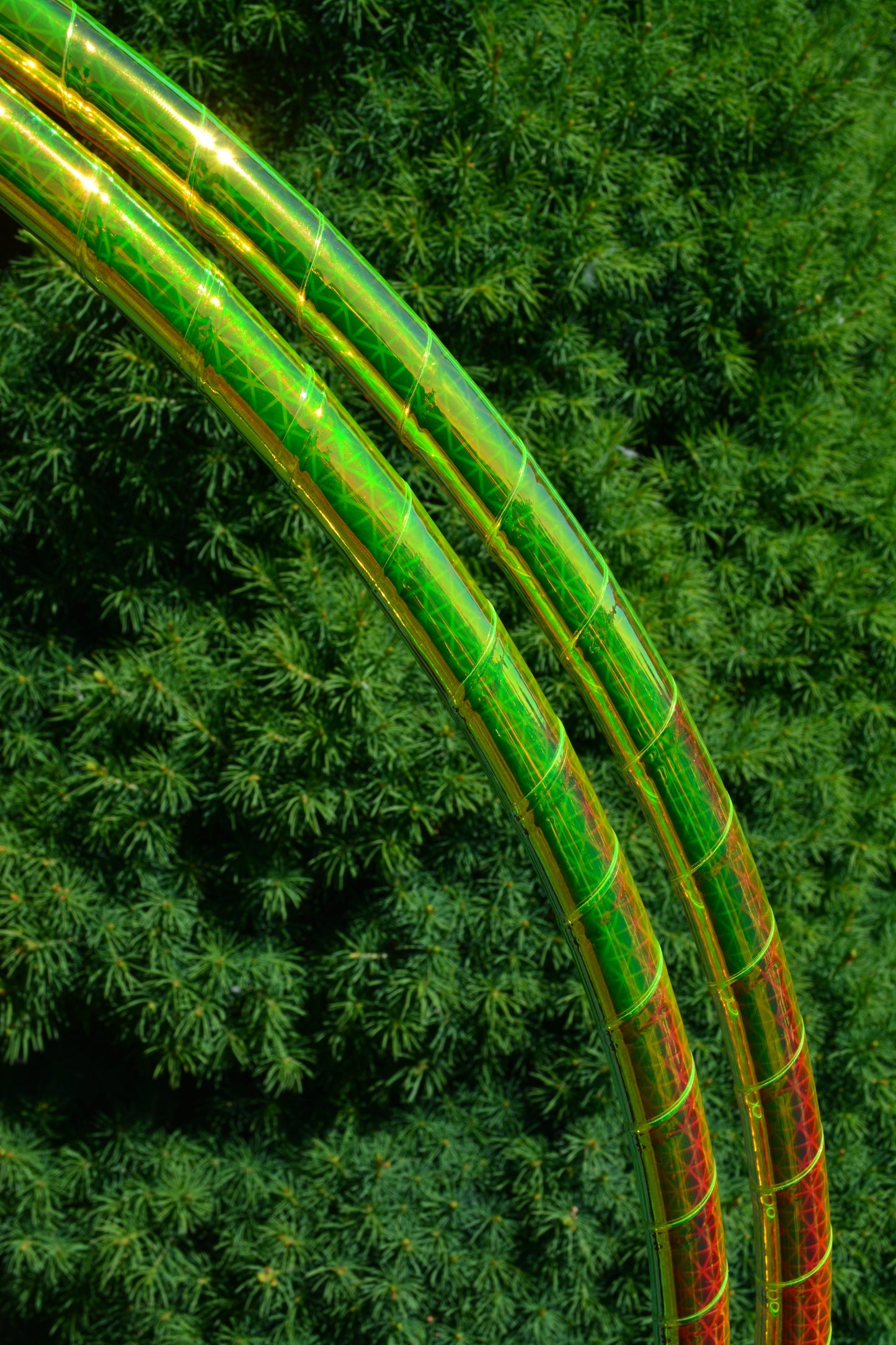 UV Gold Firefly Reflective Taped Hoops