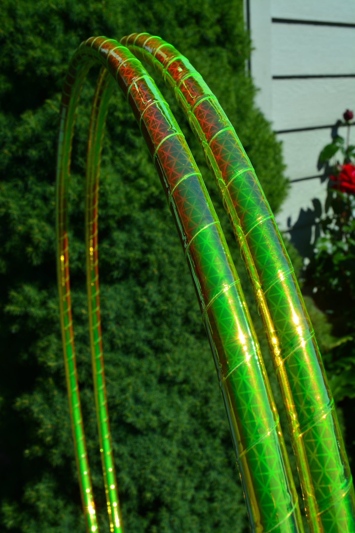 UV Gold Firefly Reflective Taped Hoops