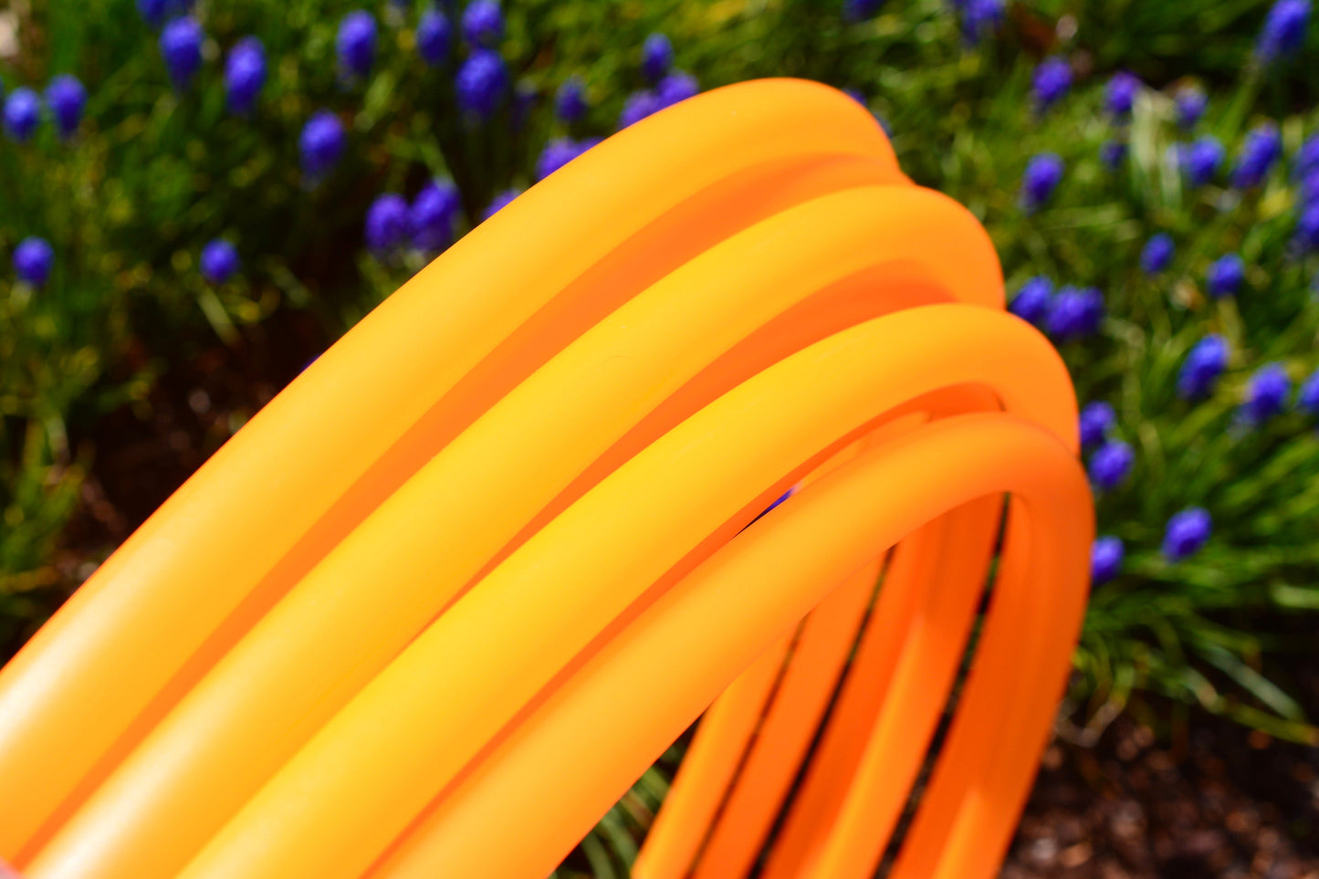 5/8 UV Orange Colored Polypro Hoops