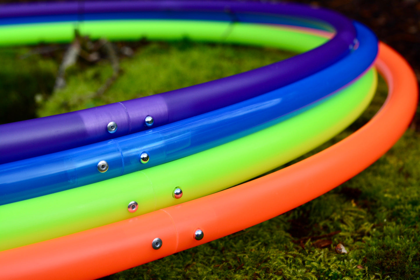 5/8 UV Purple Colored Polypro Hoops