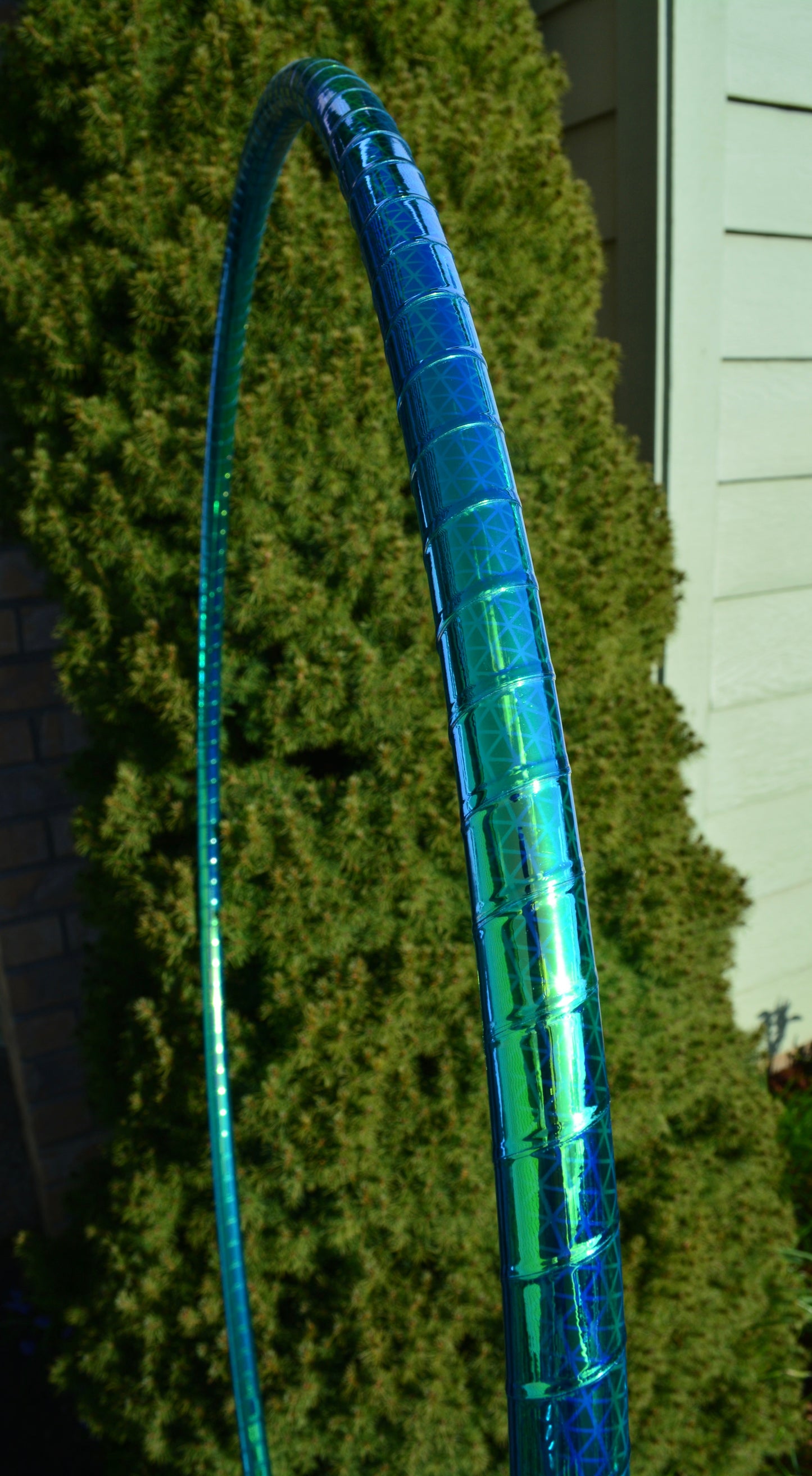 Blue Lagoon Color-Shift Reflective Taped Performance Hoops